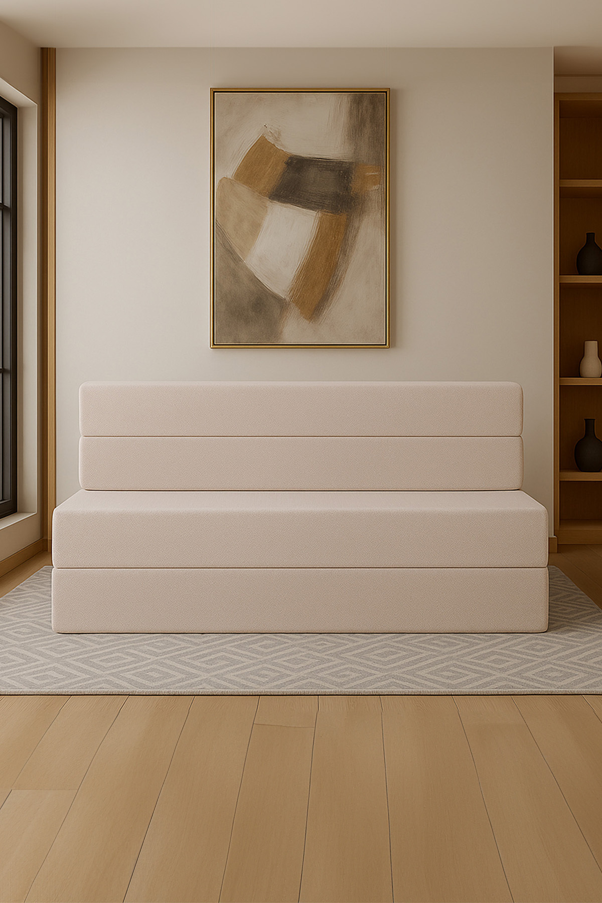 Resim Homedius Valeria Katlanır Yatak Olabilen Koltuk Çift Kişilik 