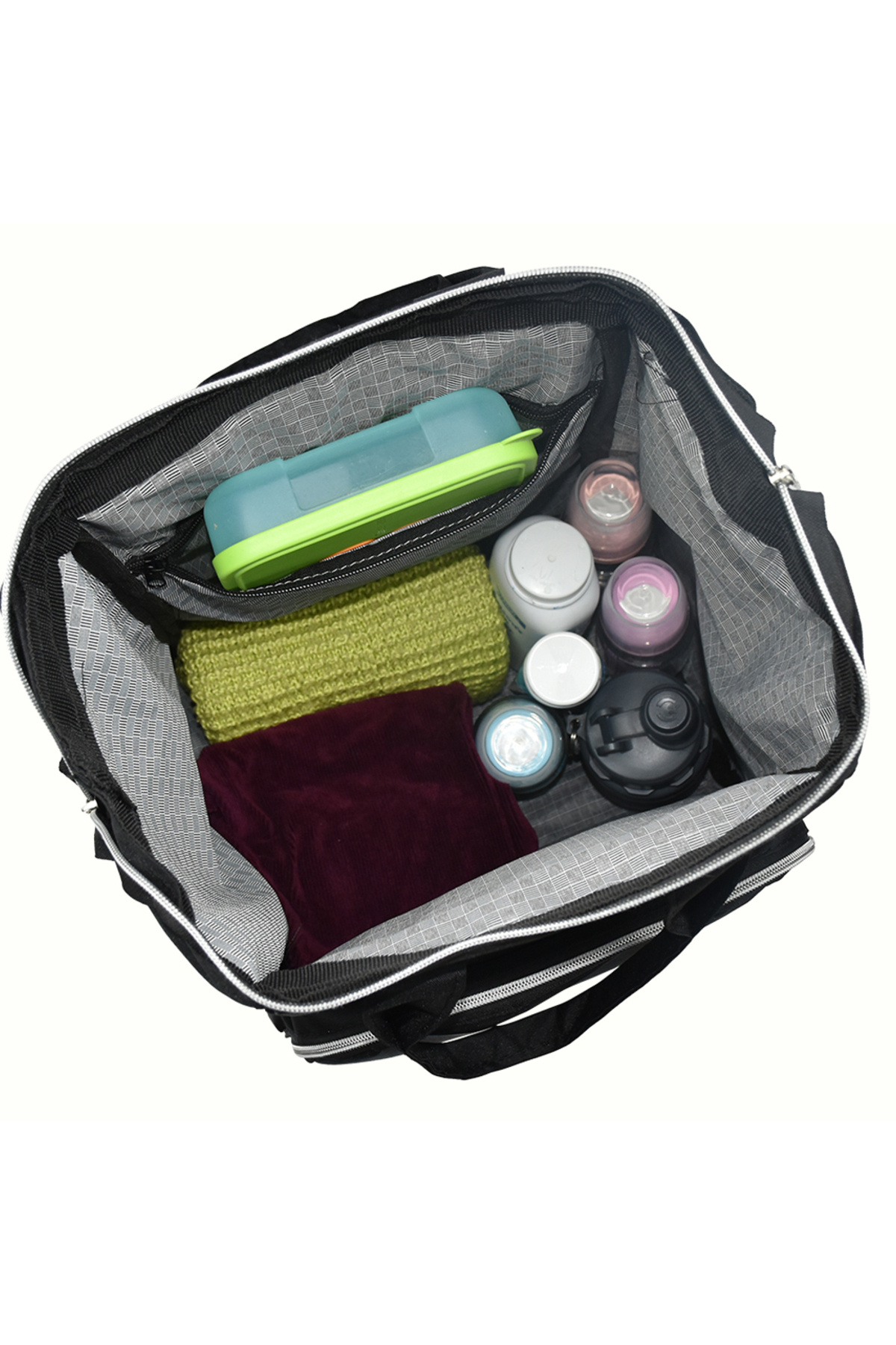 Köşe Mağaza Anne Bebek Bakım Sırt Çantası Biberon Termoslu Sıvı Geçirmez fotoğrafı 6 (önizleme)