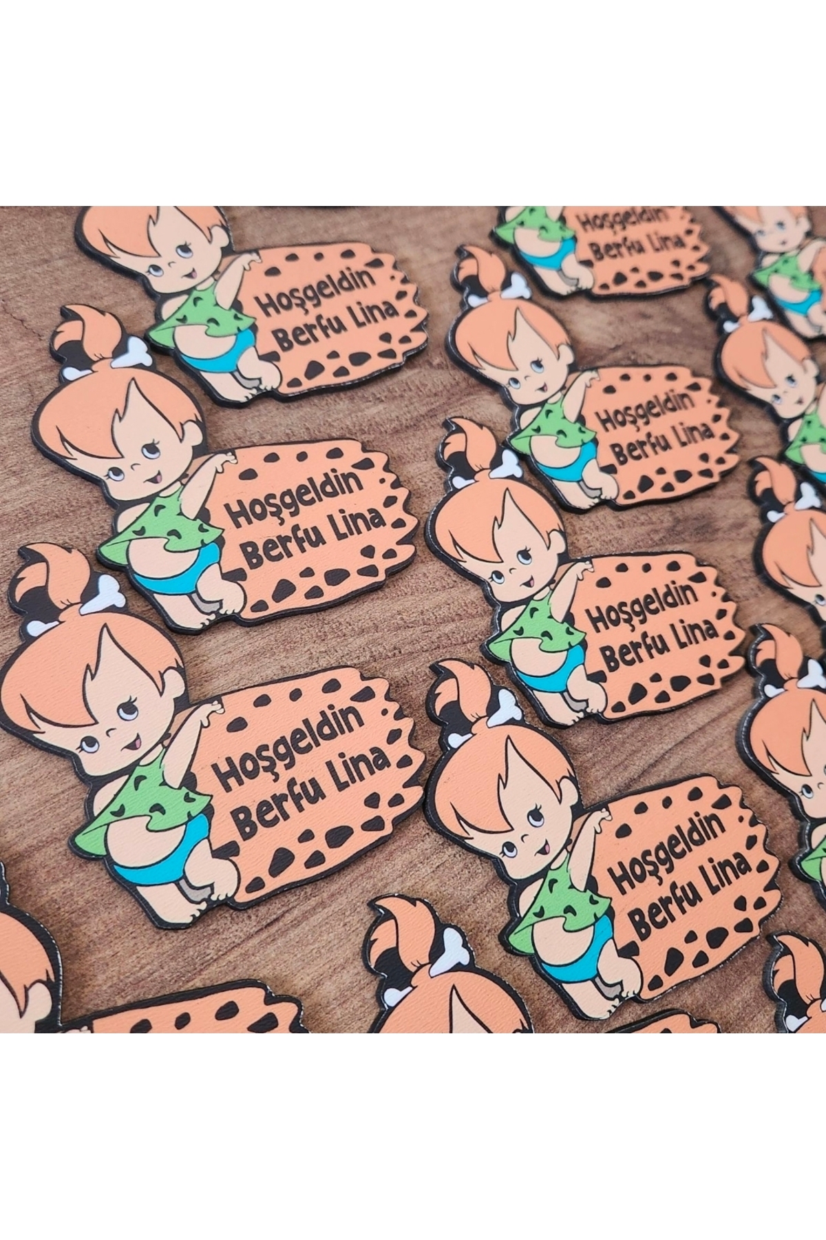 fırsatlar diyarı Hoşgeldin Bebek Doğum Günü 1 Yaş - 2 Yaş Hediyelik Hatıra Magnet - Çakıl Bebek - 25 ADET fotoğrafı 2 (önizleme)