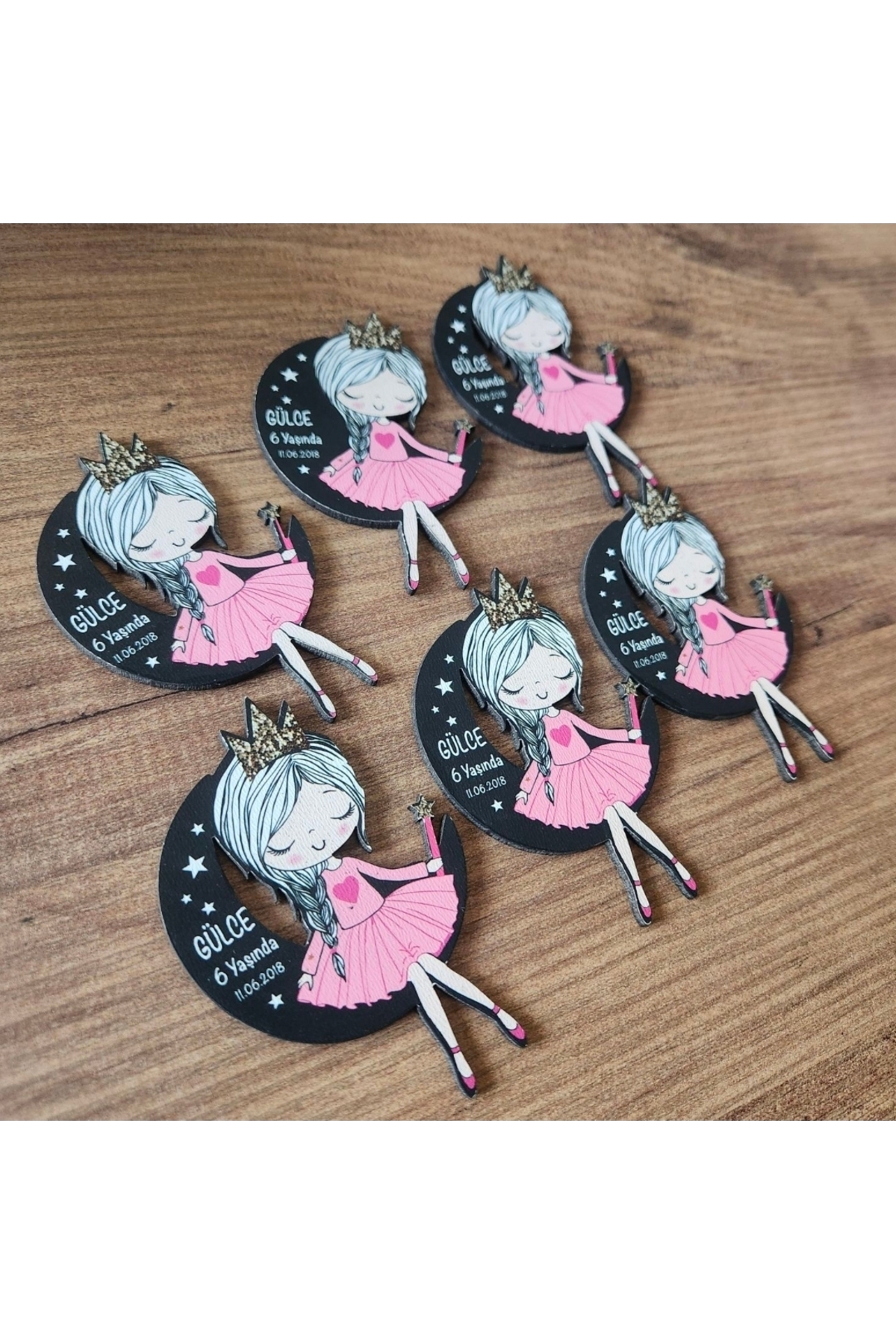 fırsatlar diyarı Hoşgeldin Bebek Doğum Günü 1 Yaş - 2 Yaş Hediyelik Hatıra Magnet Peri Kızı - 25 ADET fotoğrafı 3 (önizleme)