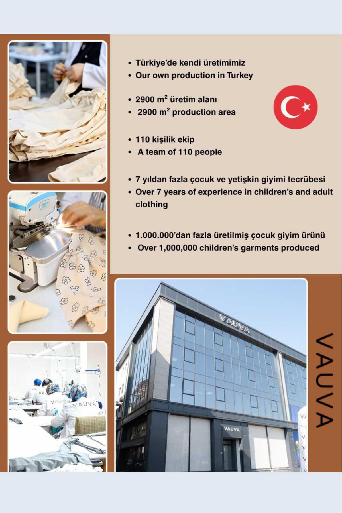 Vauva Çocuk Mont Kız Erkek Su Geçirmez Astarlı Mont-Yağmurluk fotoğrafı 6 (önizleme)