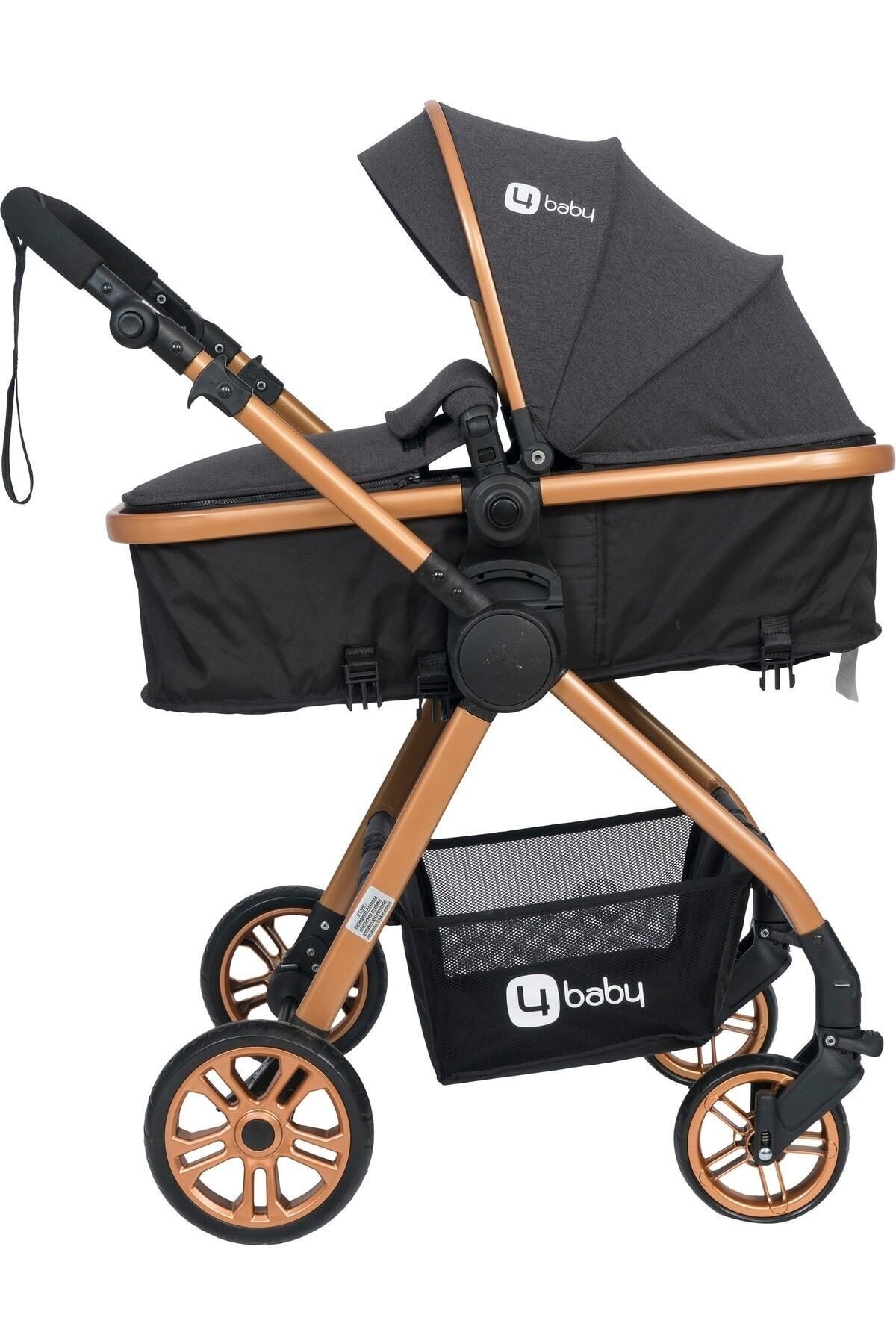 4 Baby Efsane 5'li Set Travel Bebek Arabası Puset Elektrikli Ana Kucağı Beşik Termal Çanta Hediyeli fotoğrafı 3 (önizleme)