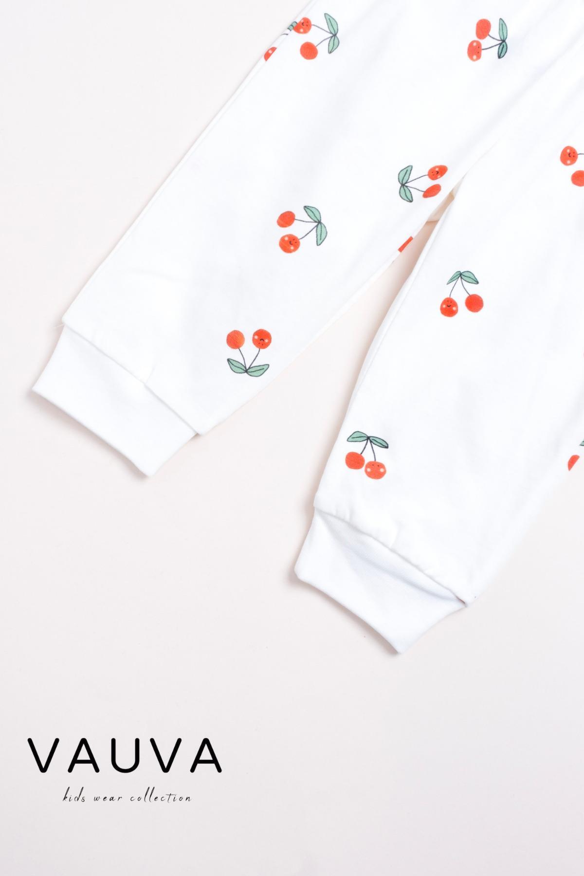 Vauva Pijama Takımı Uzun Kollu Baskılı Kız Erkek Bebek Çocuk Pijama Takımı fotoğrafı 5 (önizleme)