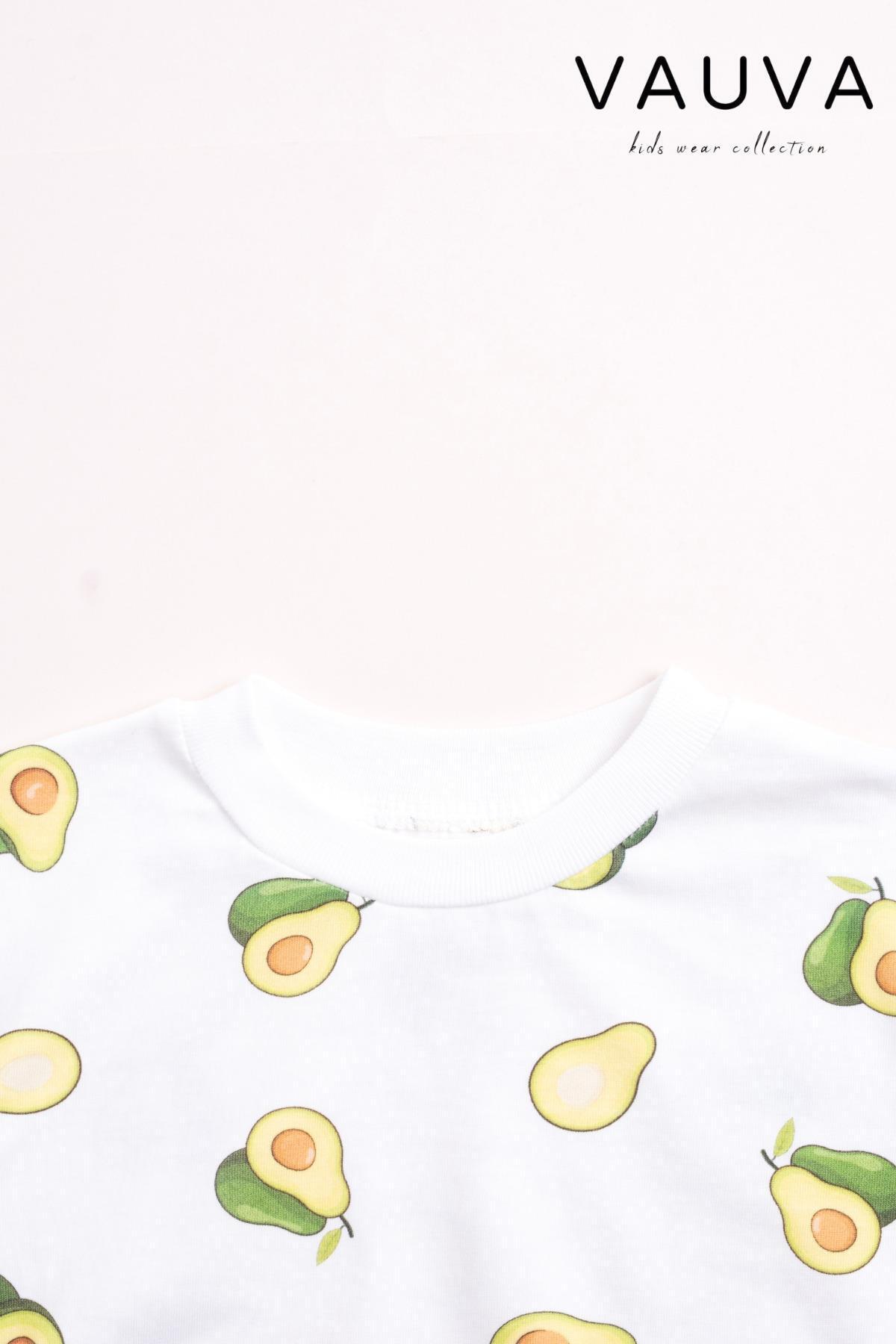 Vauva Pijama Takımı Uzun Kollu Baskılı Kız Erkek Bebek Çocuk Pijama Takımı fotoğrafı 3 (önizleme)