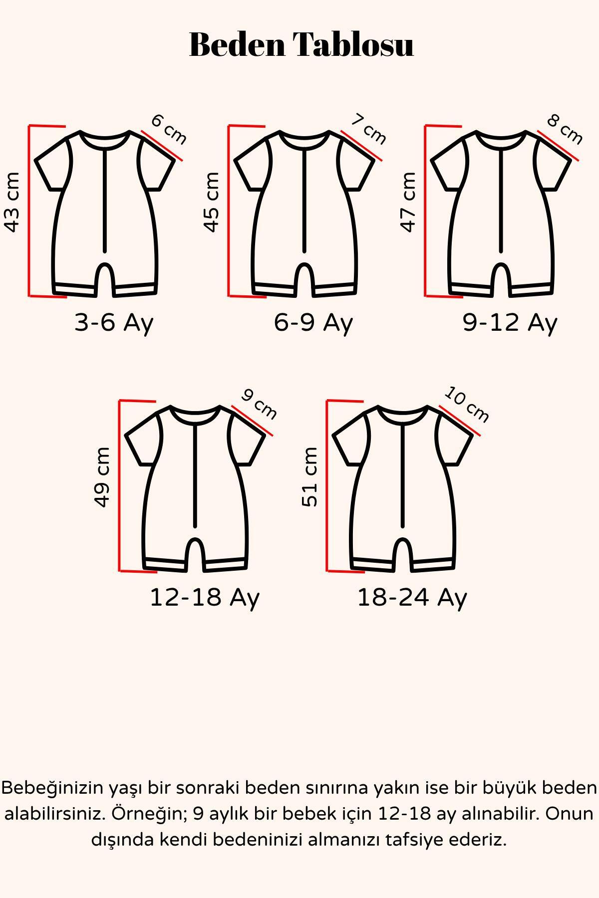 Vauva 2’li Çıtçıtlı Tulum Baskılı Nakışlı Bebek Çocuk Yazlık Tulum fotoğrafı 7 (önizleme)