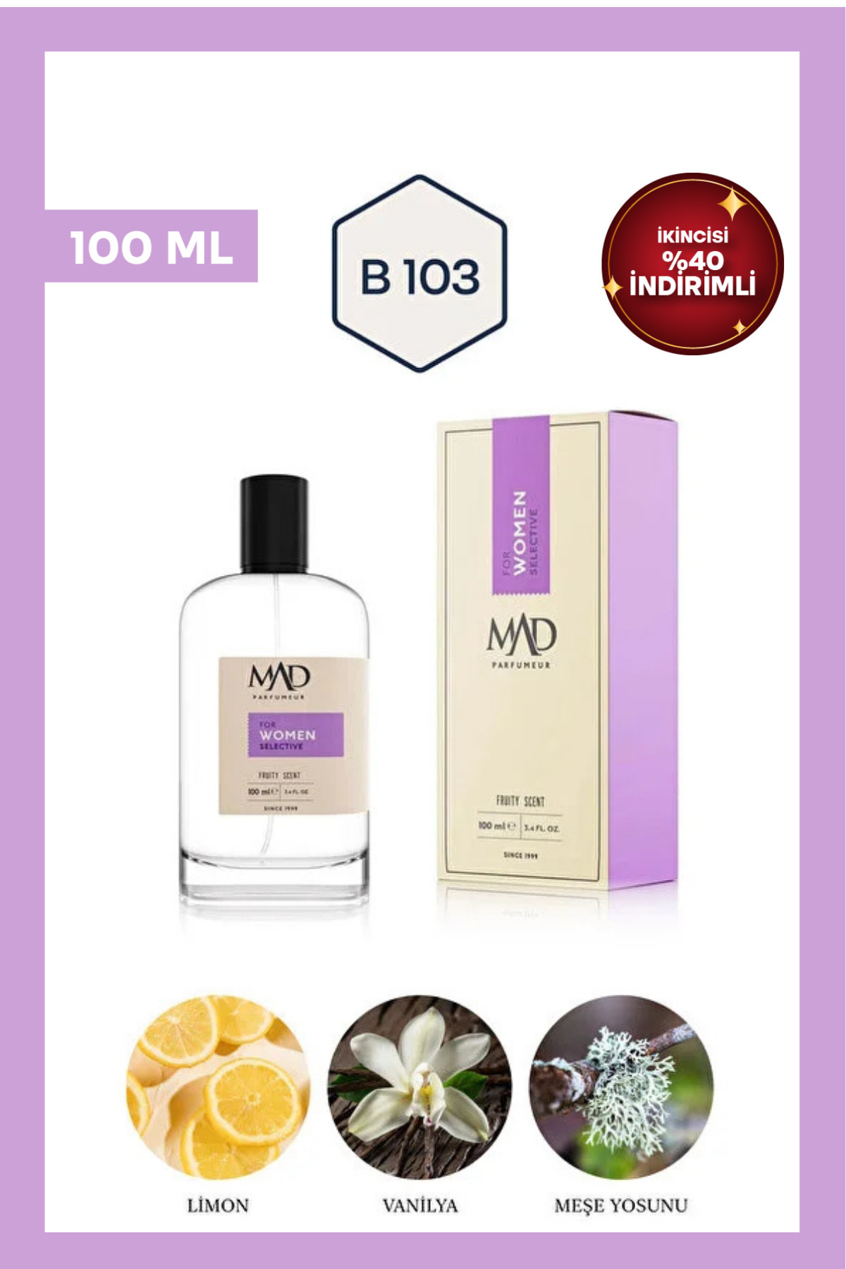 Mad Parfüm Mad B103 Selective 100 ml Kadın Parfüm