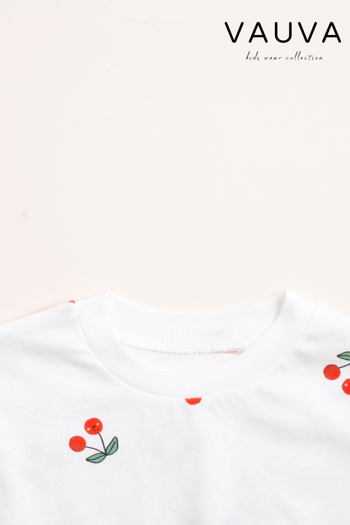 Vauva Pijama Takımı Uzun Kollu Baskılı Kız Erkek Bebek Çocuk Pijama Takımı fotoğrafı 3 (önizleme)
