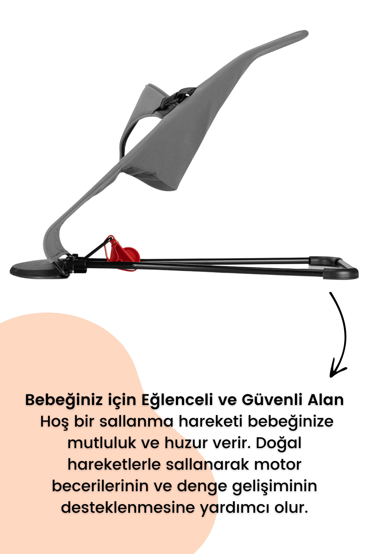 Gulz Sleeper Kademeli Sallanır Ana Kucağı fotoğrafı 4 (önizleme)