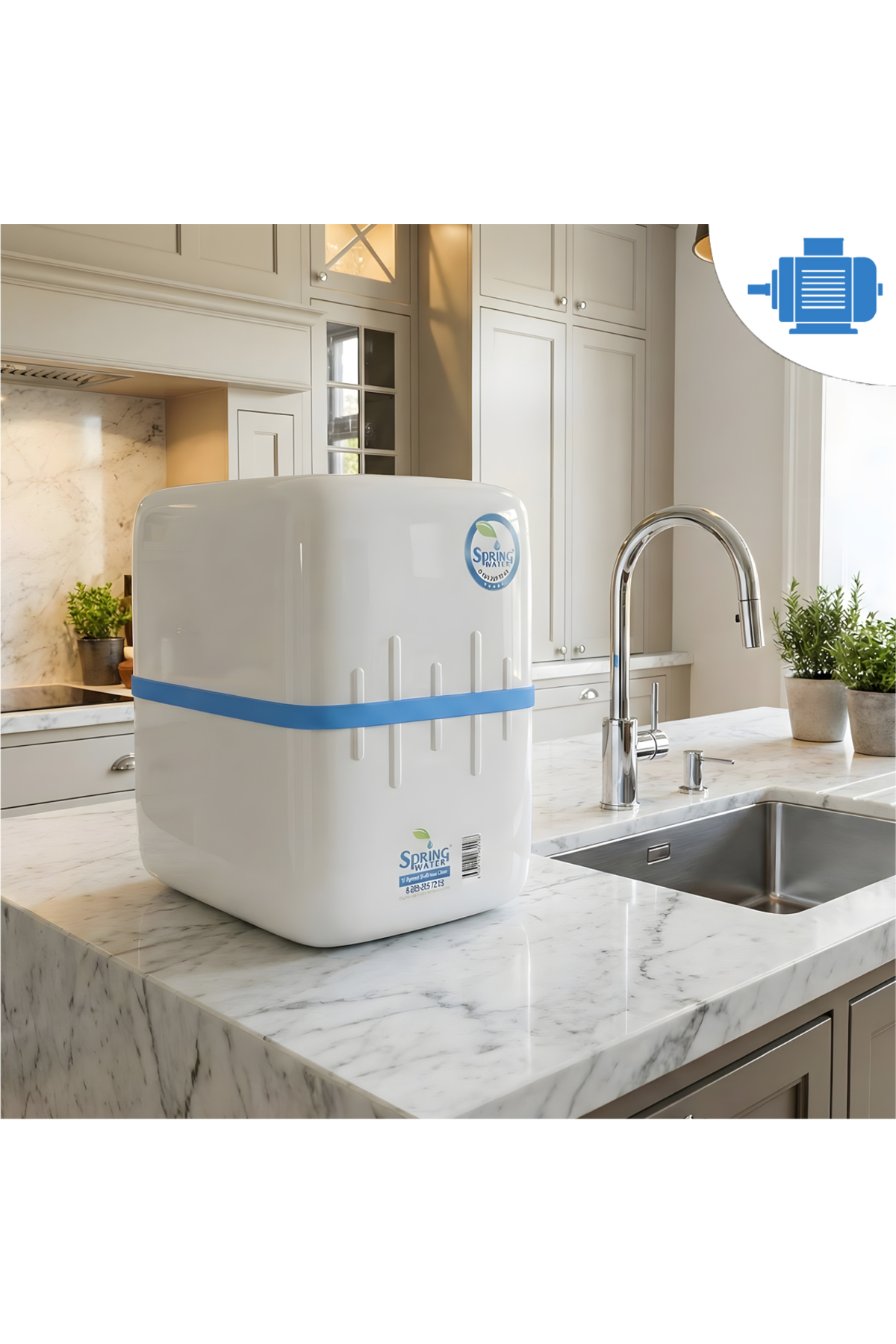 Aquante 8P - 11-Stage 8 Liter Pressure Motor Water Purifier