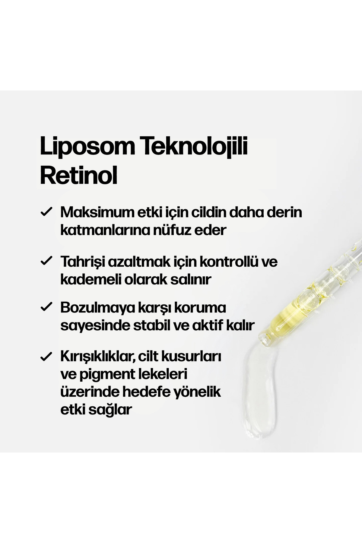 2% Retinol Serum 30 ml Yaşlanma Ve Kırışıklık Karşıtı — SR001 — تصویر 4 از 7