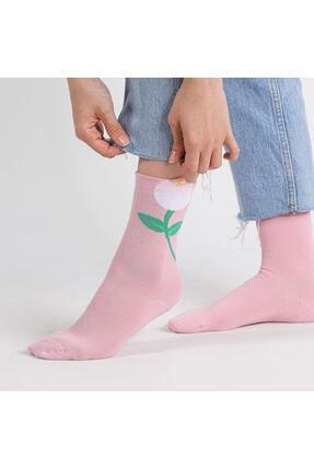 MODA Çiçekli Kadın Soket Çorap Seti