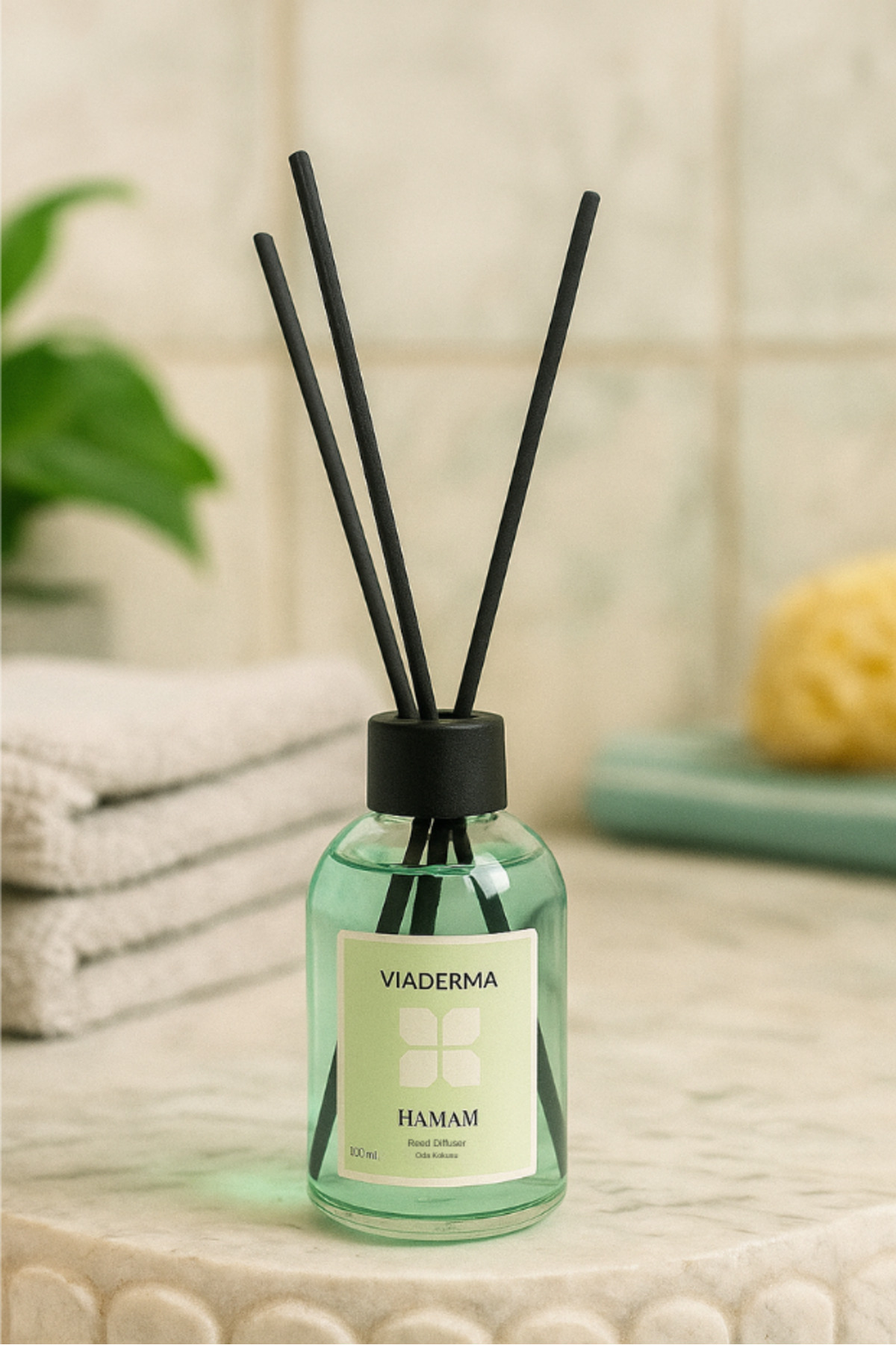 Viaderma Hamam Esansı Bambu Çubuklu Oda Kokusu 100 ml Şişe