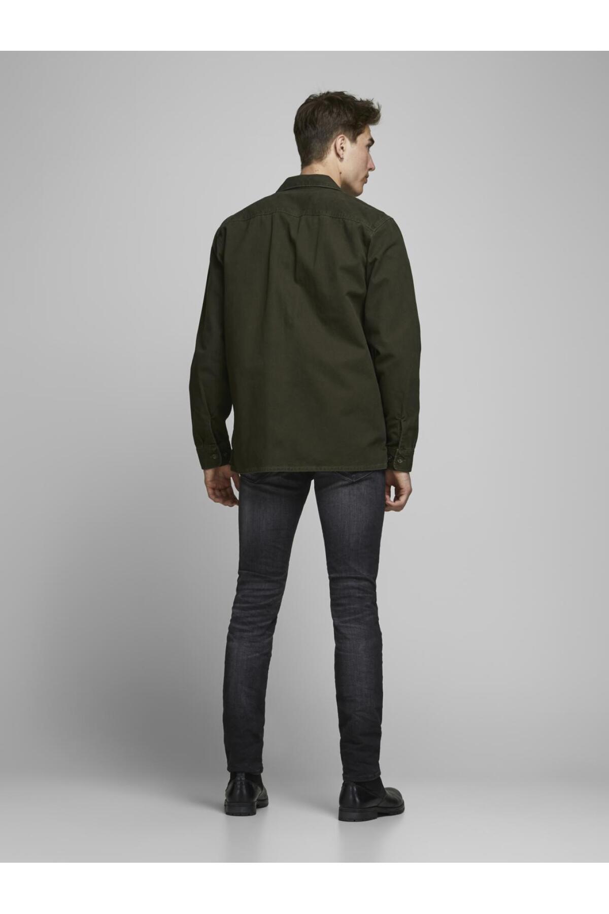 شلوار جین مردانه راسته فاق نرمال | جک اند جونز Jack & Jones 12162430 - تصویر 2