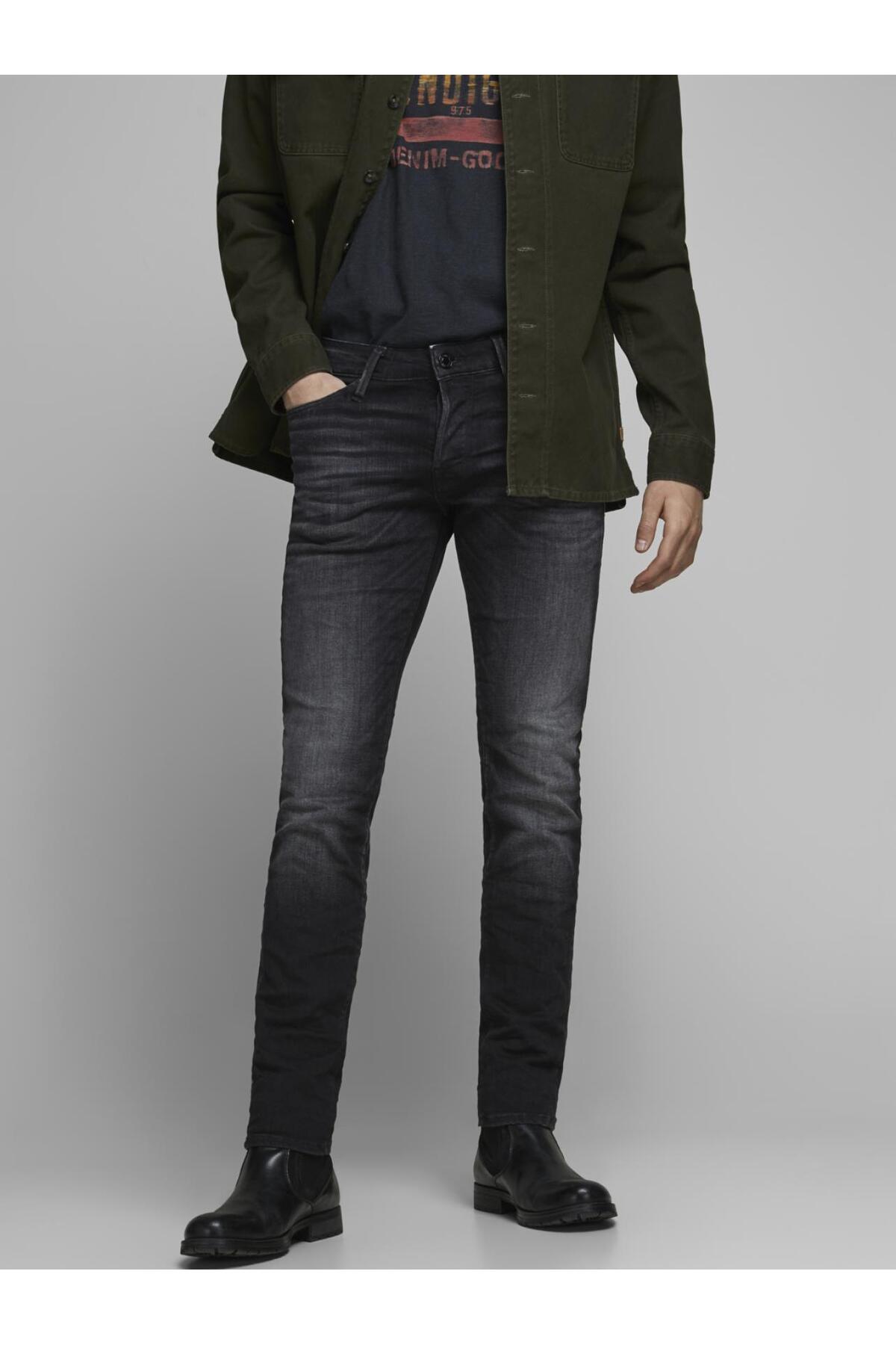 شلوار جین مردانه راسته فاق نرمال | جک اند جونز Jack & Jones 12162430 - تصویر 3
