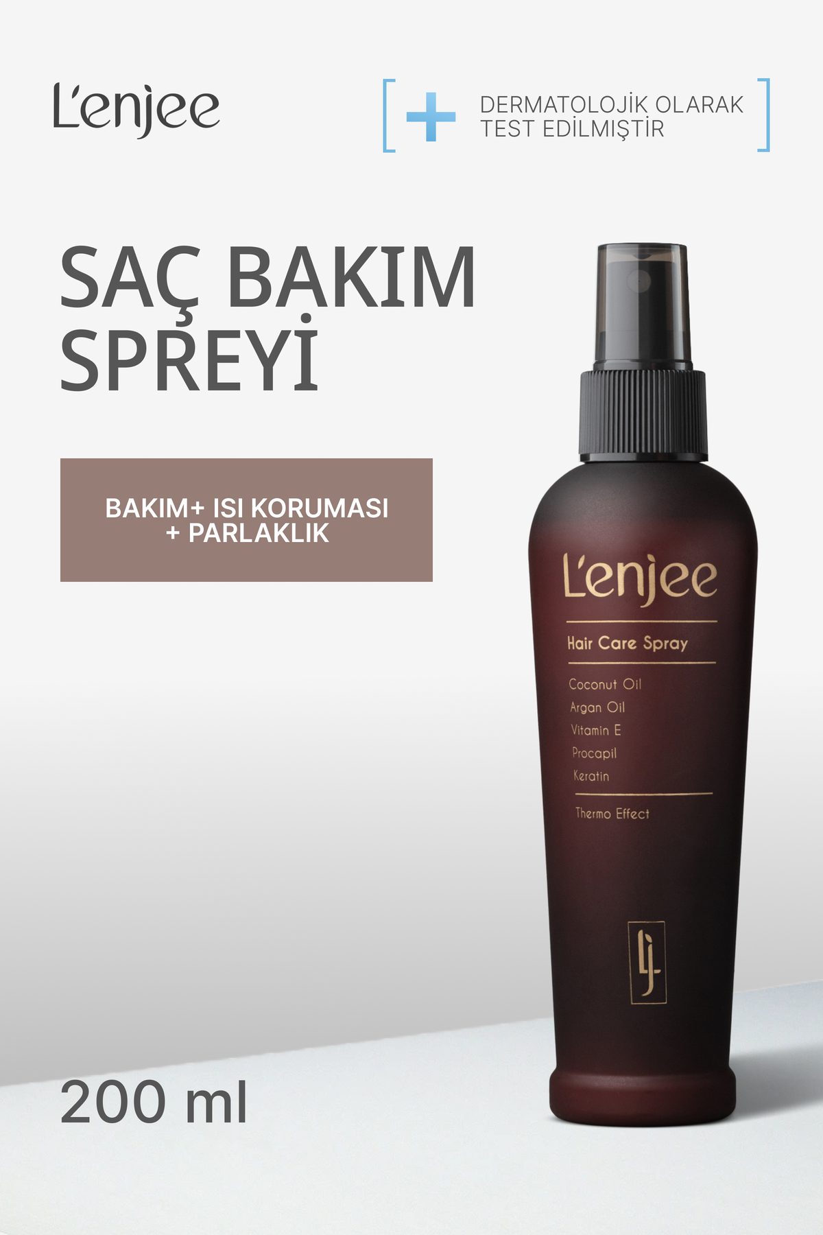 Güçlendirici Canlandırıcı Saç Bakım Spreyi | Hair Care Spray (Keratin, Procapil, Vit. E) — LNJ05162