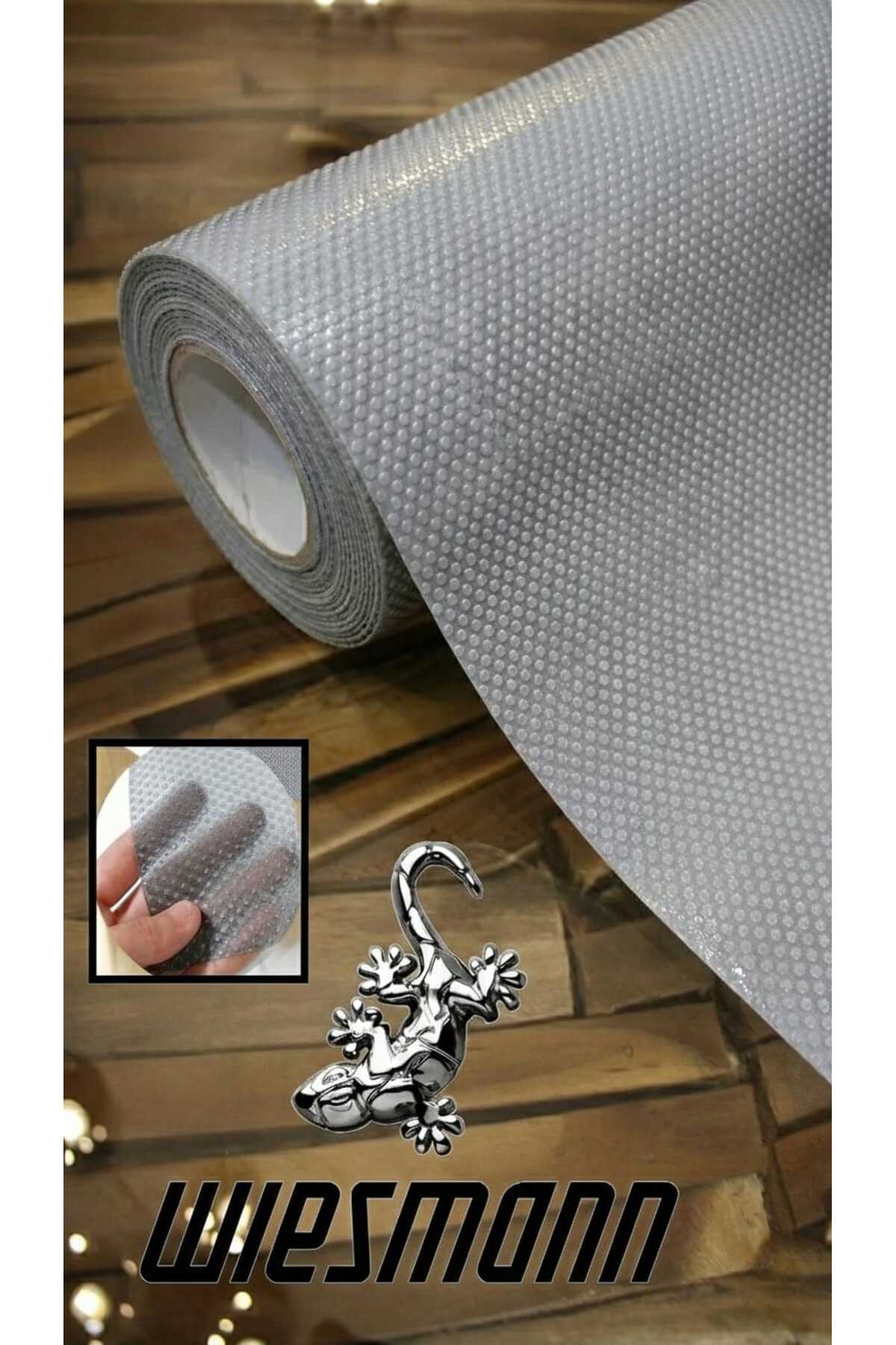 45cm X 10 Meters Grey Shelf Cover Anti-Slip Round or Square Pattern Cover for Cabinet and Drawer