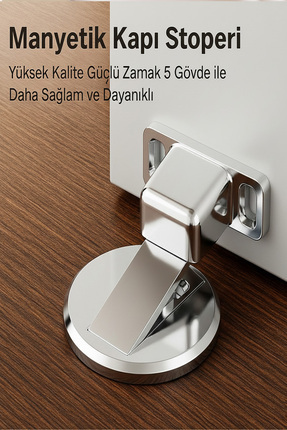 BERFİNO Manyetik Kapı Stoperi-Güçlü Mıknatıslı Kapı Tutucu