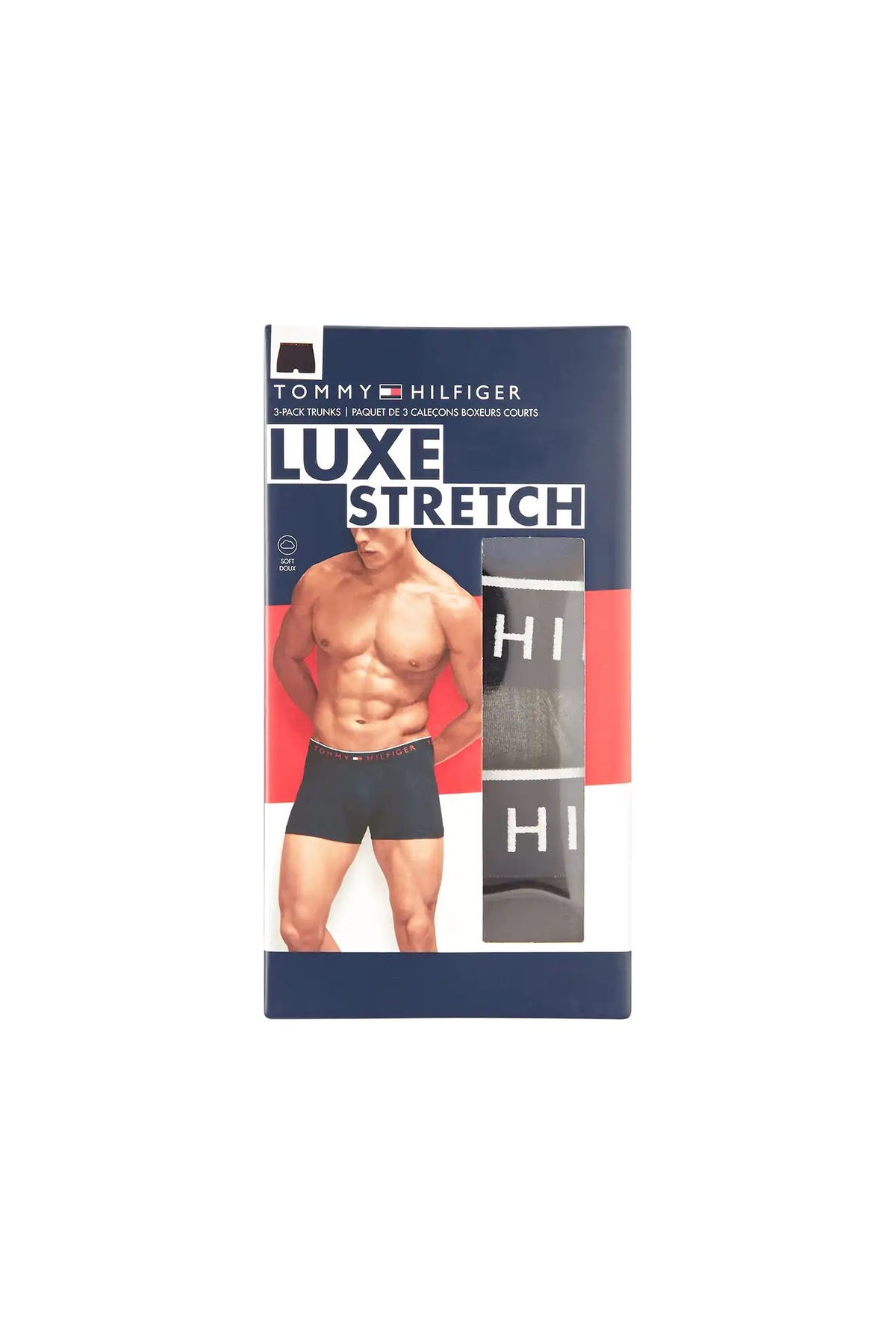 تامی هیلفیگر شورت بوکس مردانه LUXE STRETCH بسته ۳ عددی 09T4102-410