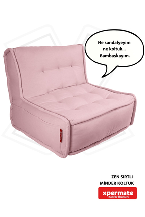 XPERMATE Sırtlı Pofidik Minder Koltuk Yer Koltuğu Sırt Destekli Oturma Minder...
