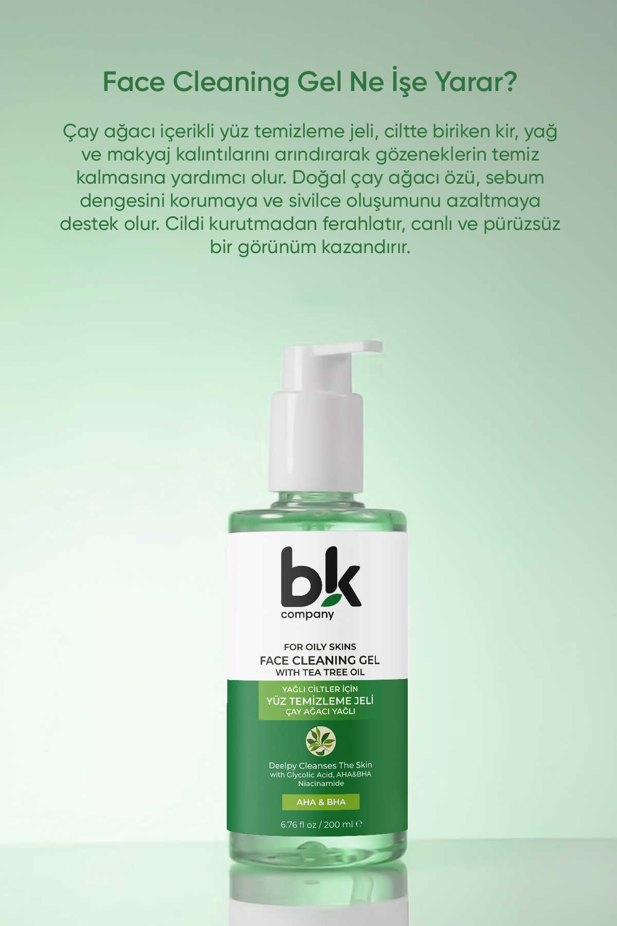 Çay Ağacı Özlü Yüz Temizleme Jeli Karşıtı Doğal Arındırıcı - 200 ml ( Yenilenen Ambalaj ) — TYCKN8A8ON171620069030925 — تصویر 5 از 6