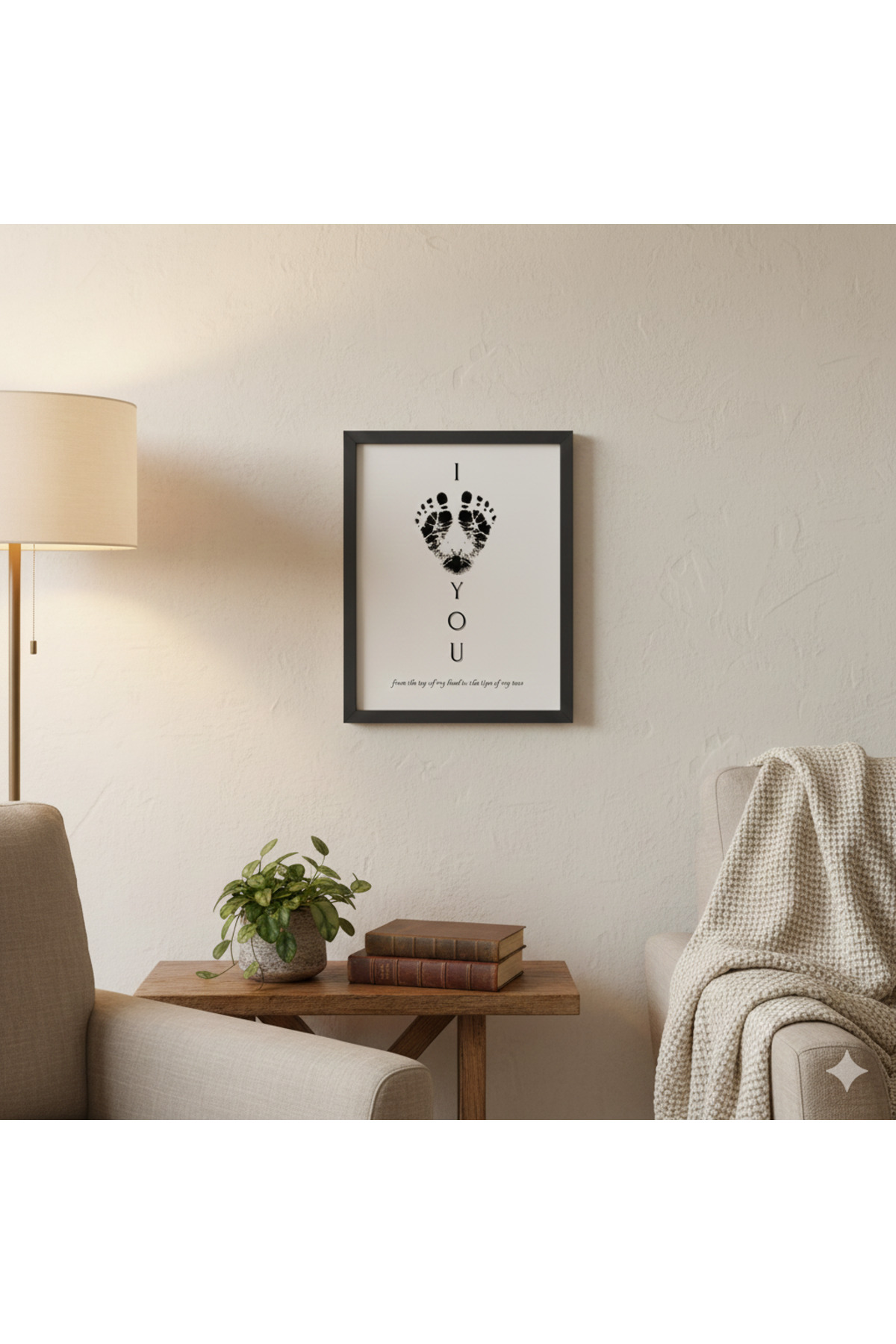 TinyPrint Stüdyo I Love You Temalı Seri El Ve Ayak İzi Anı Hatıra Seti Bebek & Çocuk & Patili Dostlar fotoğrafı 6 (önizleme)