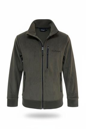 Tough Challenger Outdoor Haki Polar Mont · Tam Fermuar · Üç Cepli · Tüylenme ...