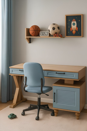 arionkids Mavi Çalışma Masası | MDF | Genç Odası - Çocuk Odası İçin Modern ve...