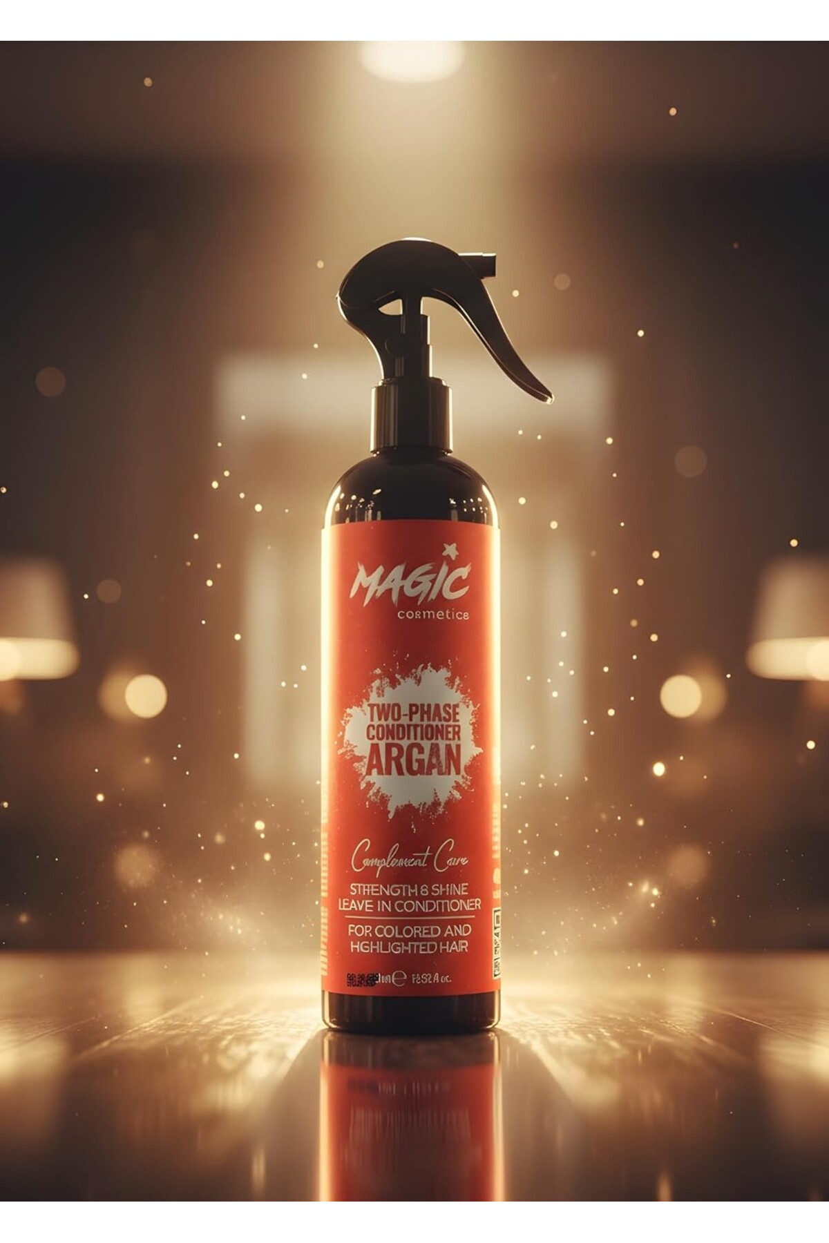 Çift Fazlı Argan Yağı İçerikli Fön Suyu 400 ml–Koruyucu & Besleyici–Parlaklık ve Kolay Tarama Sağlar — Magic Argan Fön Suyu — تصویر 2 از 6