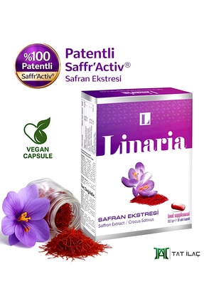 LİNARİA Safran Ekstresi Içeren Gıda Takviyesi (30 KAPSÜL)