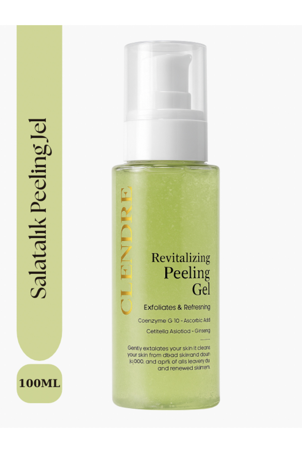 CLENDRE Salatalık Özlü Arındırıcı Ve Aydınlatıcı Canlandırıcı Yenileyici Gözenek Karşıtı Peeling