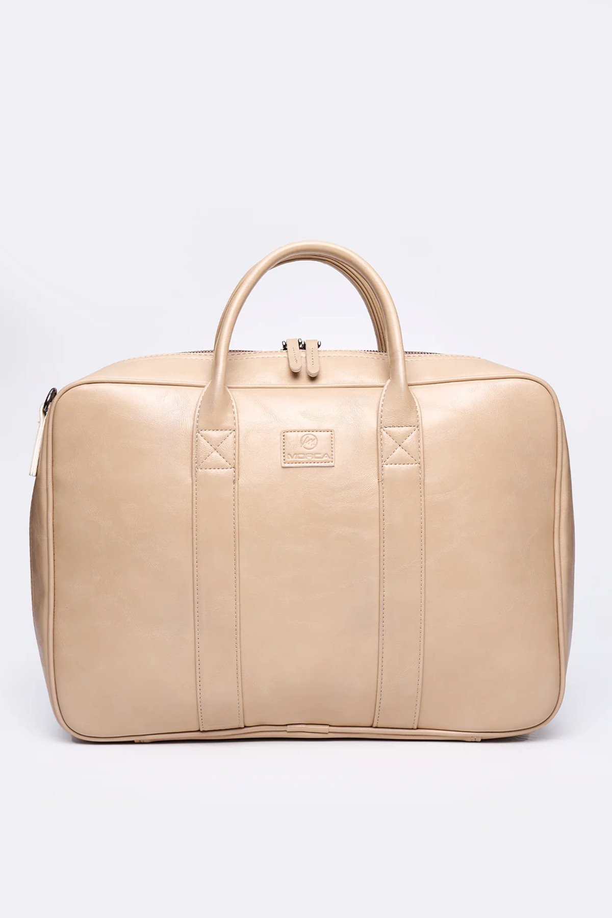  کیف لپ‌تاپ مک‌بوک مدل 15.6 و 16 اینچ، رنگ بژ تیره