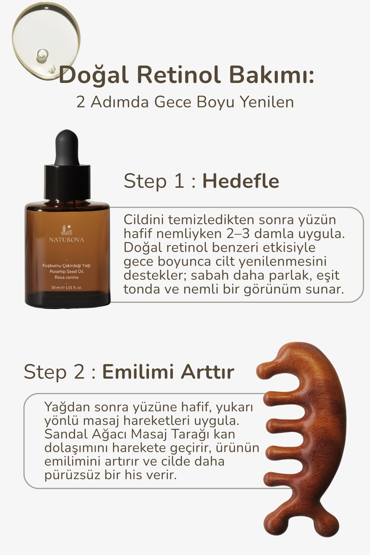 Kuşburnu Çekirdeği Yağı Soğuk Sıkım %100 Saf 30 Ml — doğalyağlar4 — تصویر 5 از 6