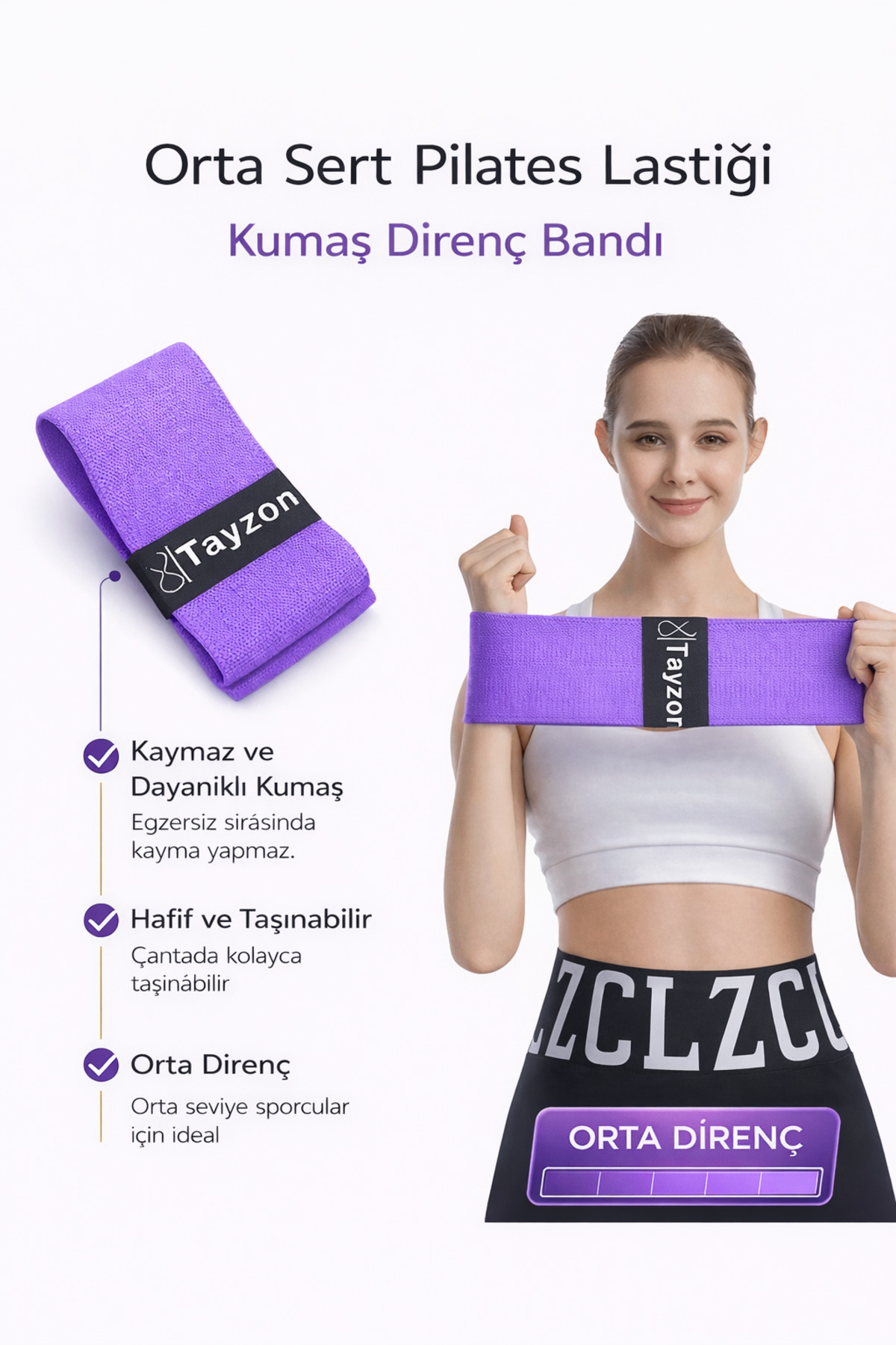 Durable Loop Band Medium Hard Resistance Rubber Pilates Rubber Yoga Band Fitness Rubber Squat Rubber