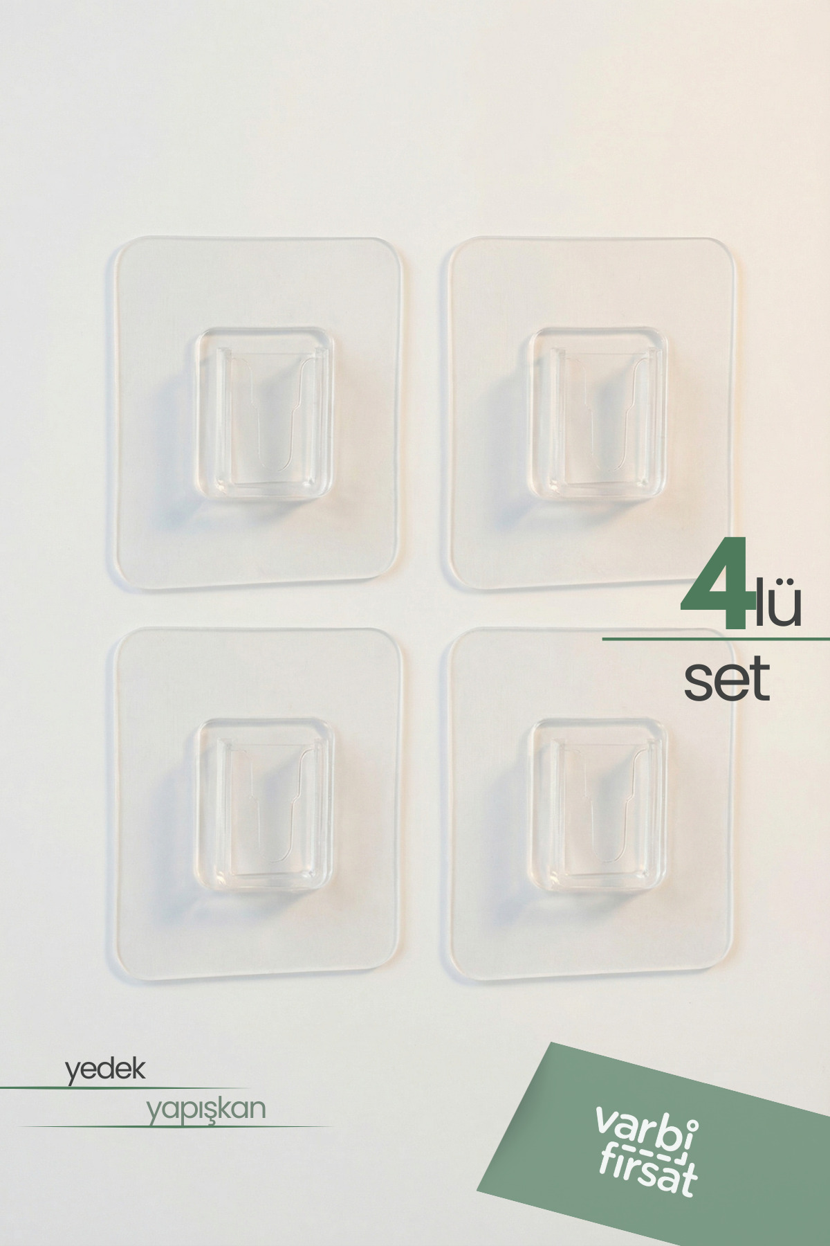 4 Pcs Bathroom - Kitchen Shelf - Regulatory Replacement Adhesive Banner