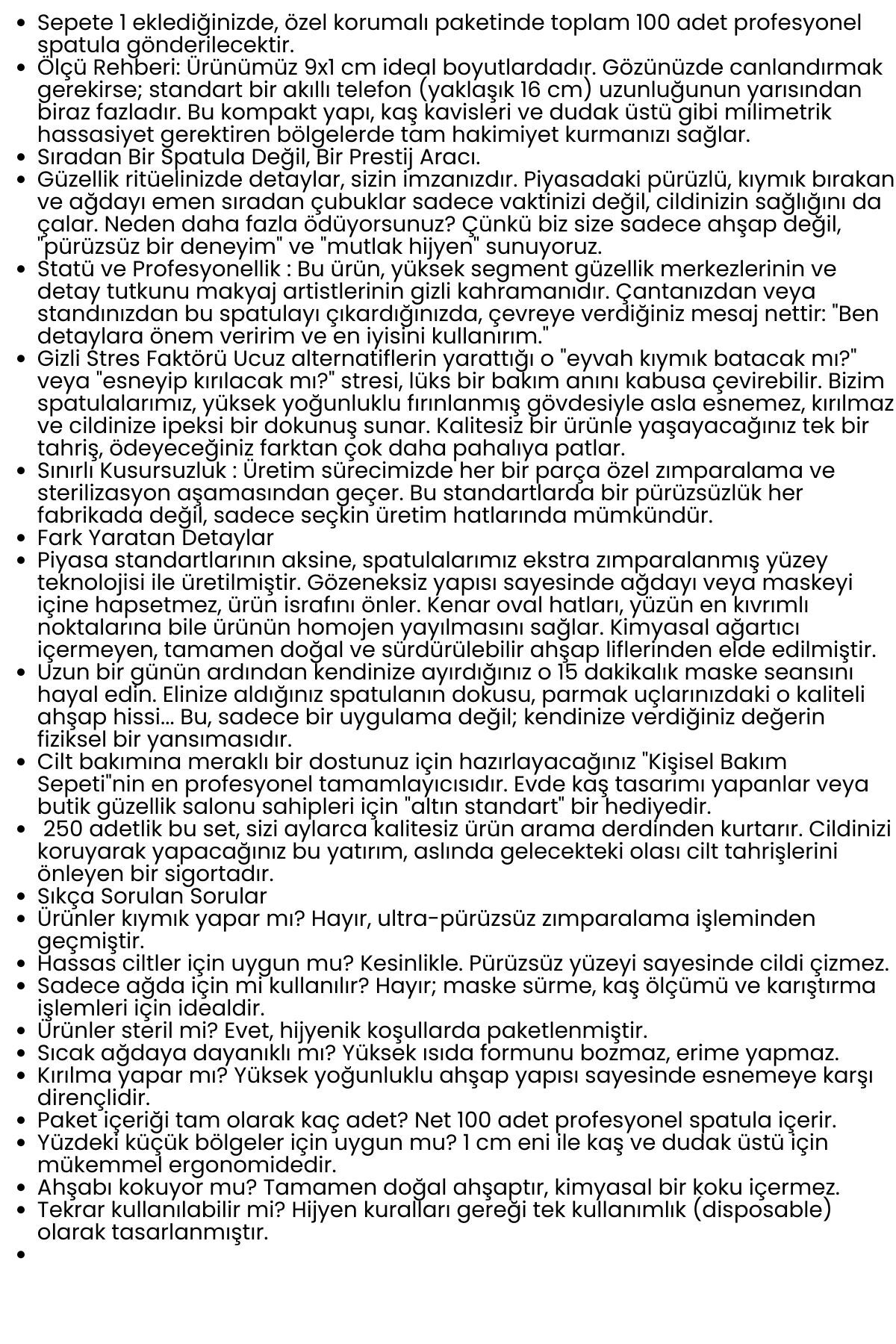 Ağda Spatulası Solingen Küçük Boy 100 ADET 719424 — TYC25VLSZN170993979677293 — تصویر 7 از 8