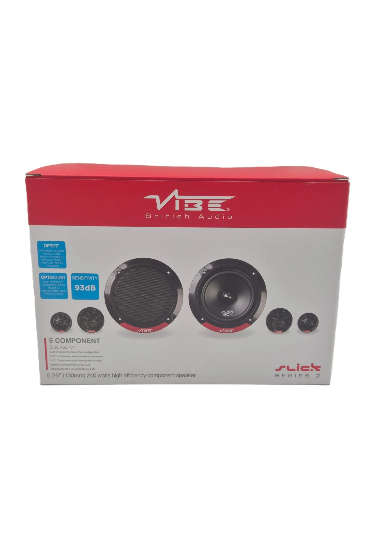 VİBE 13cm Component Hoparlör - Slick5C-V7 13cm Mid Takımı