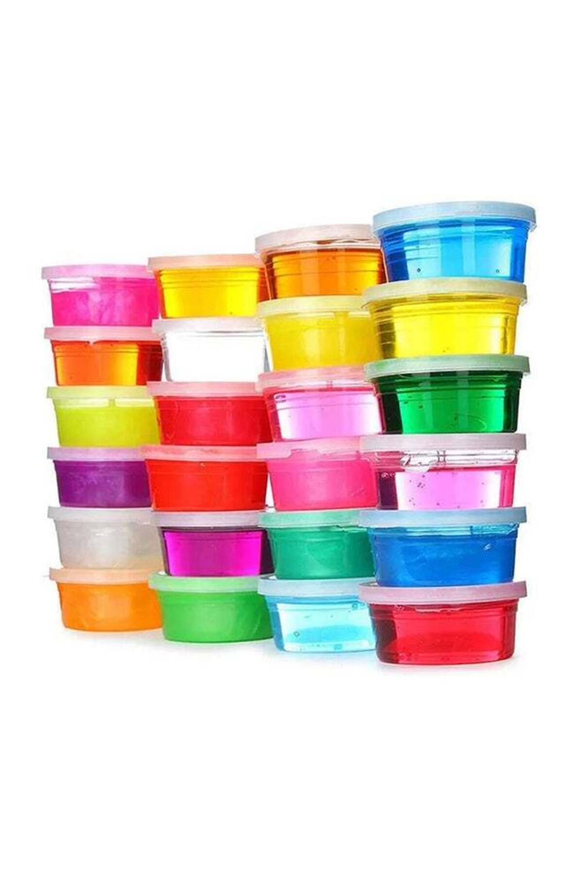 کیت ۲۴ تکه گل رس کریستالی اسلایم