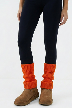 UNCİA OUTDOORS Premium Kışlık Kalın Örgü Triko Tozluk Çorap %100 Akrilik Leg ...