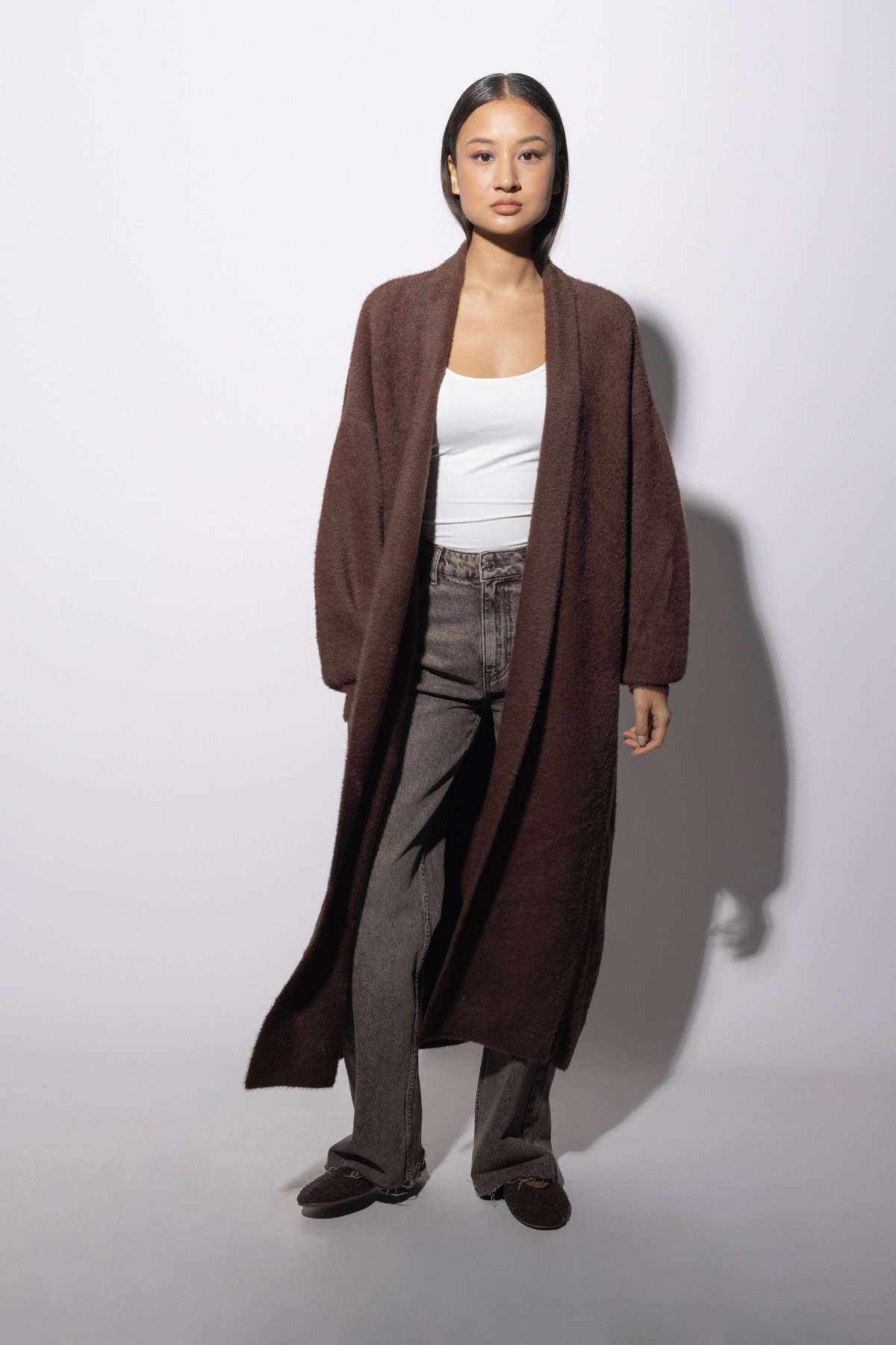 Avrile  Uzun Triko Hırka - Görsel 4