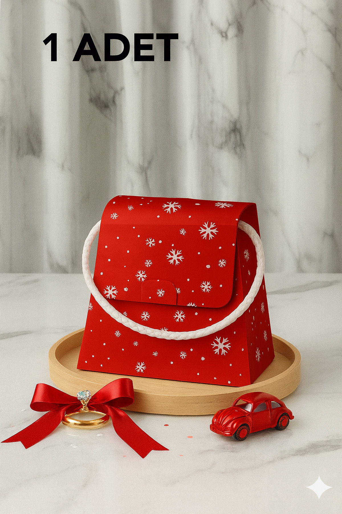 Meröka Özel Anlar İçin 1 Adet Premium Hediyelik Çanta ve Konsept Hediye Kutusu Kartanesi