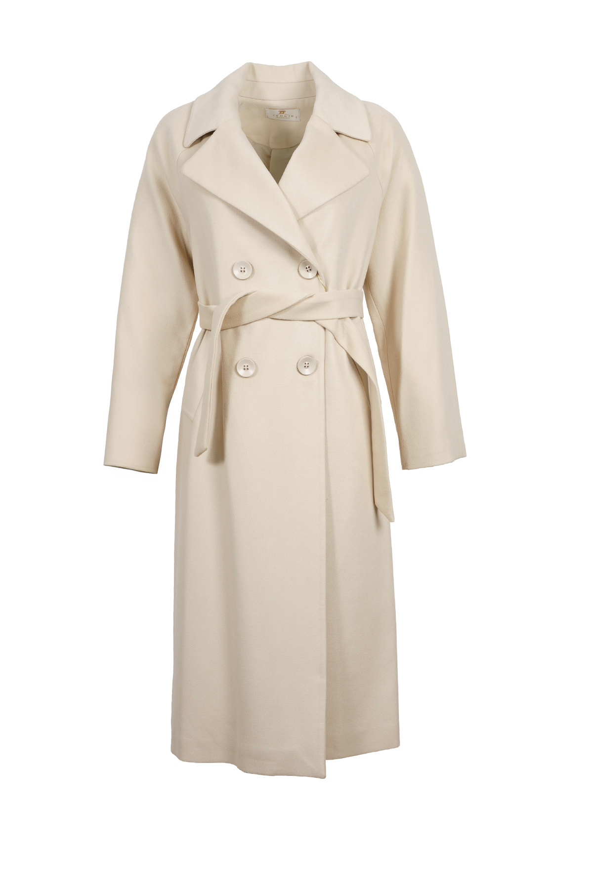 Soydan Güner  Kadın Oversize Kuşaklı Uzun Kaban (Gerçek Bedenden 2 Beden Büyük) A. Bej 2050 - Görsel 5