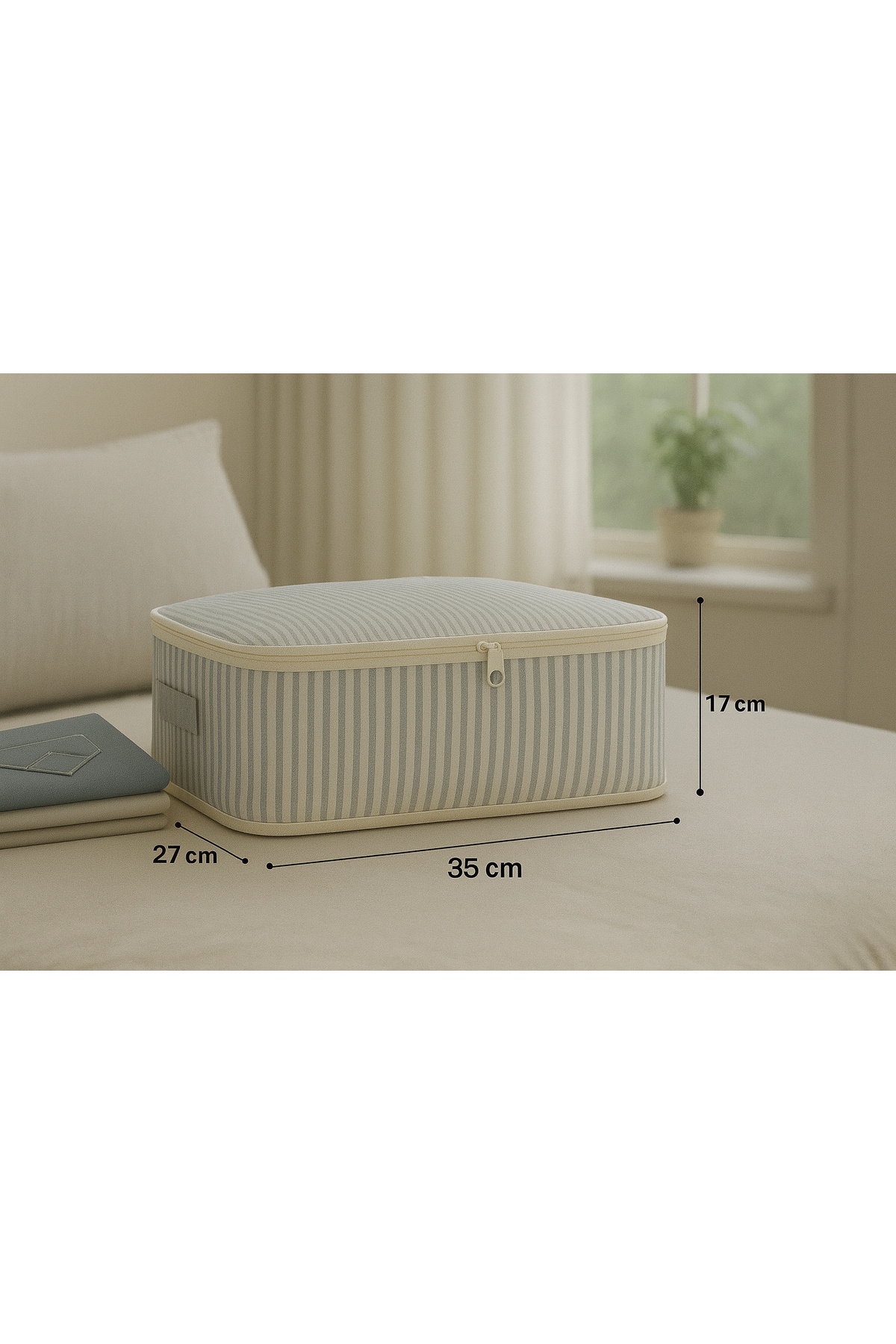 Spartek home textile 6 Parça çizgili - Bavul Ve Valiz Organizer Seyehat Seti Filesiz desenli – Hurç ve Çanta Takımı fotoğrafı 2 (önizleme)