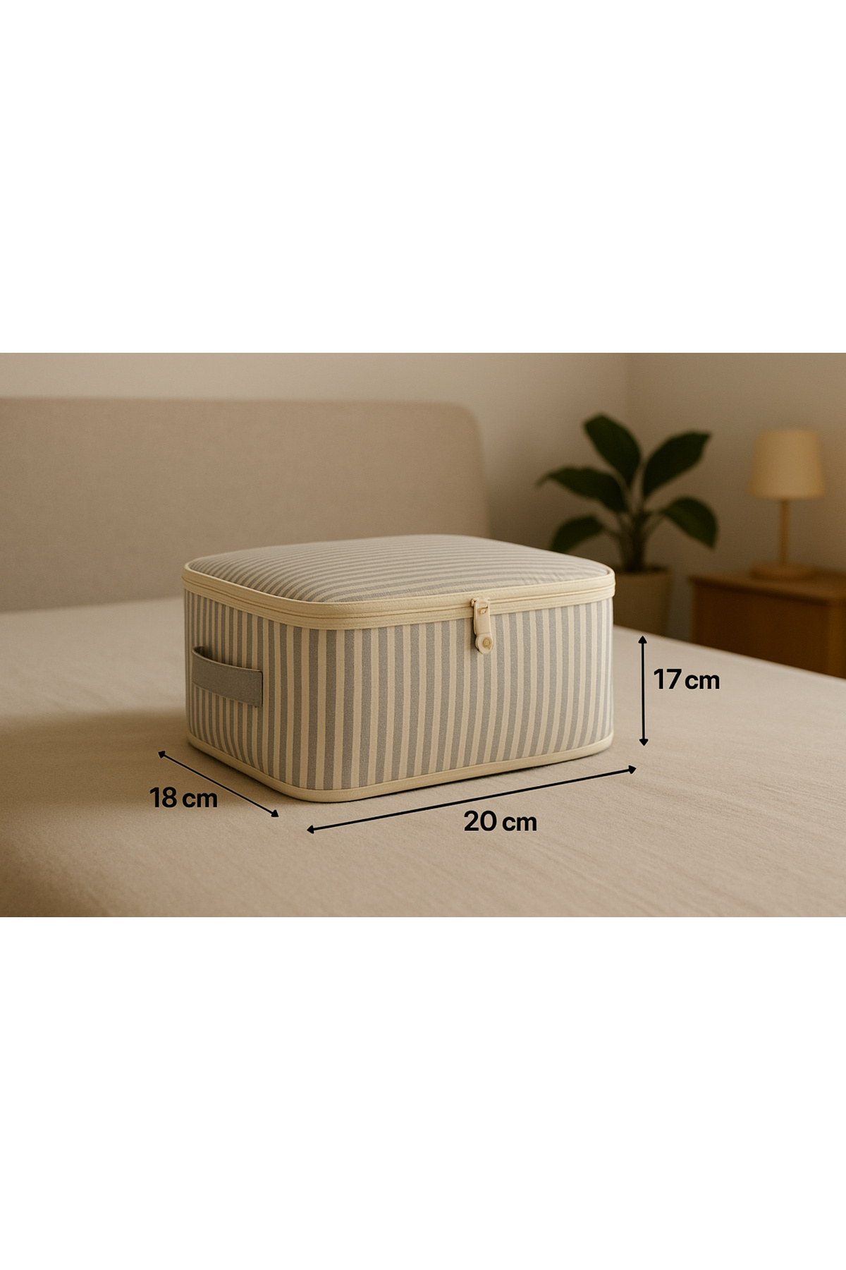 Spartek home textile 6 Parça çizgili - Bavul Ve Valiz Organizer Seyehat Seti Filesiz desenli – Hurç ve Çanta Takımı fotoğrafı 4 (önizleme)