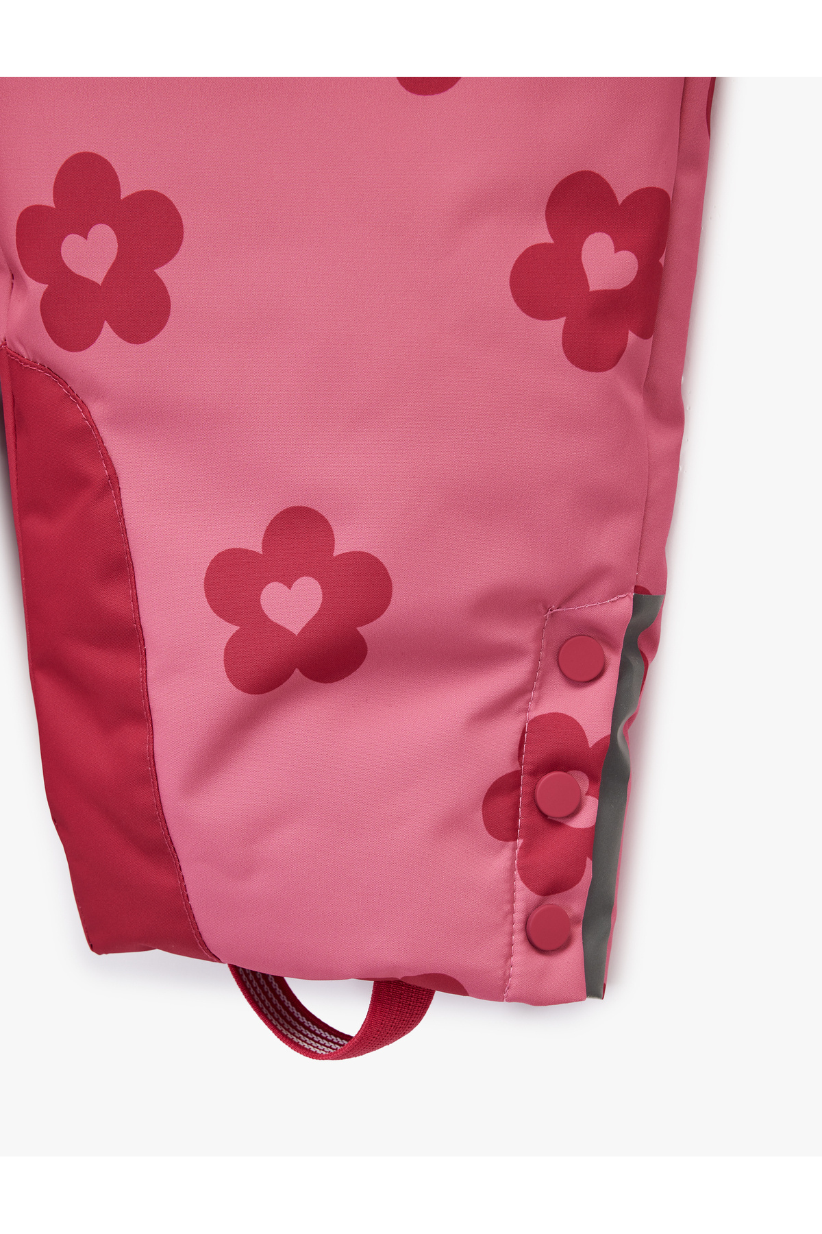 Koton Uzun Kollu Çiçekli Fermuarlı Kapşonlu Kar Tulumu fotoğrafı 5 (önizleme)