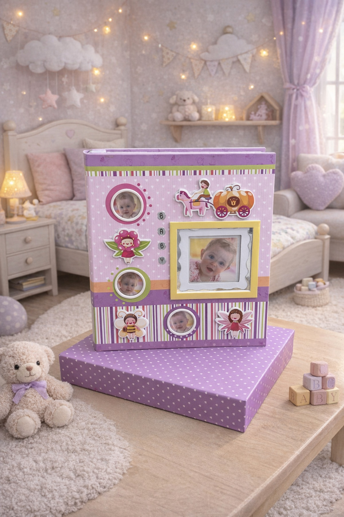 NRCN 10x15 Bebek Fotoğraf Albümü – 26x29 cm, Anı ve Duygu Not Alanlı fotoğrafı 3 (önizleme)