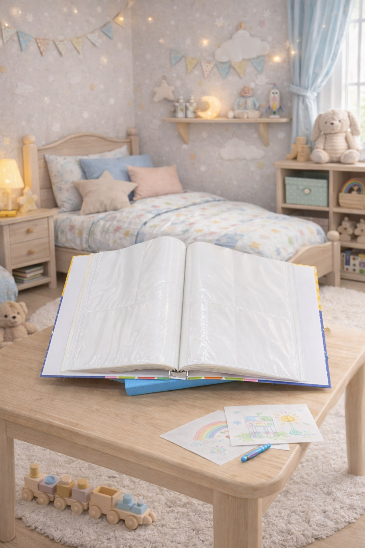 NRCN 10x15 Bebek Fotoğraf Albümü – 26x29 cm, Anı ve Duygu Not Alanlı fotoğrafı 2 (önizleme)