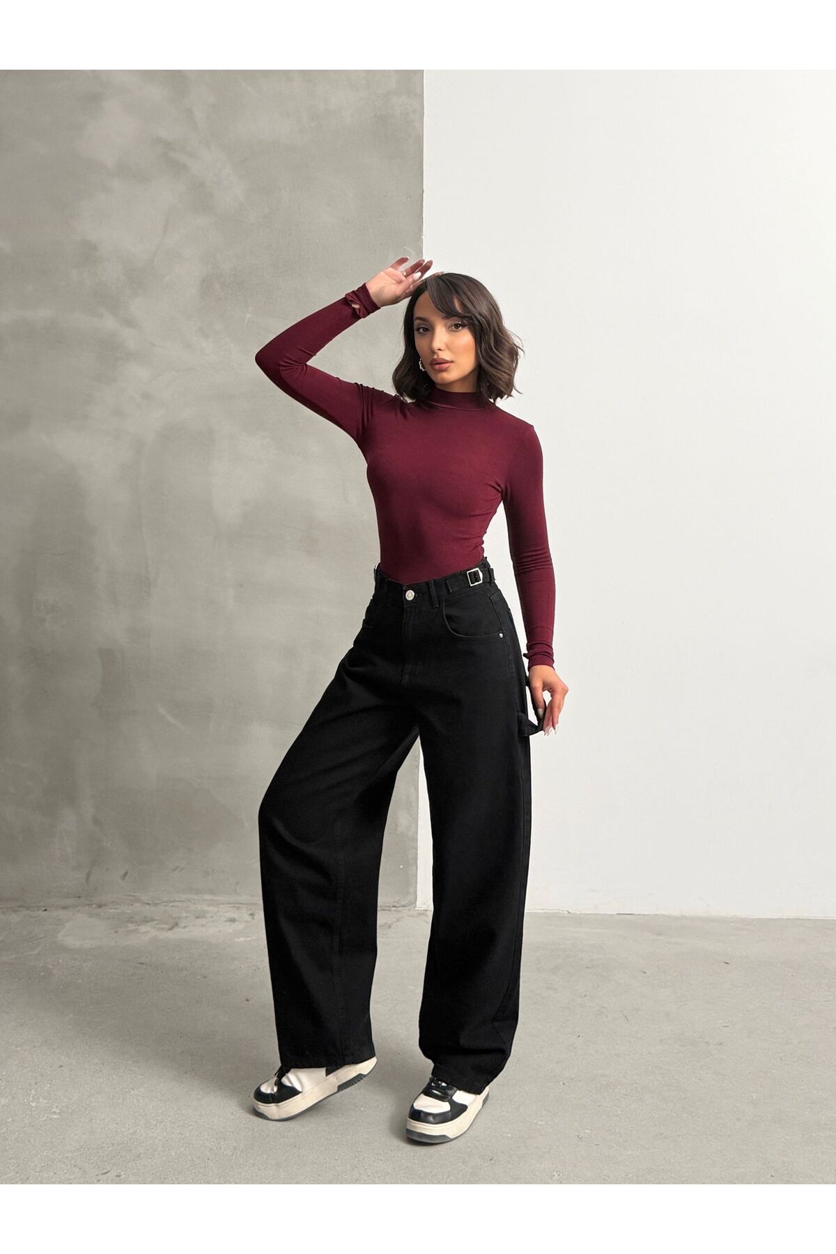 Blue Wings  YAN KEMER APOLET TOKALI BAGGY PANTOLON - Görsel 3