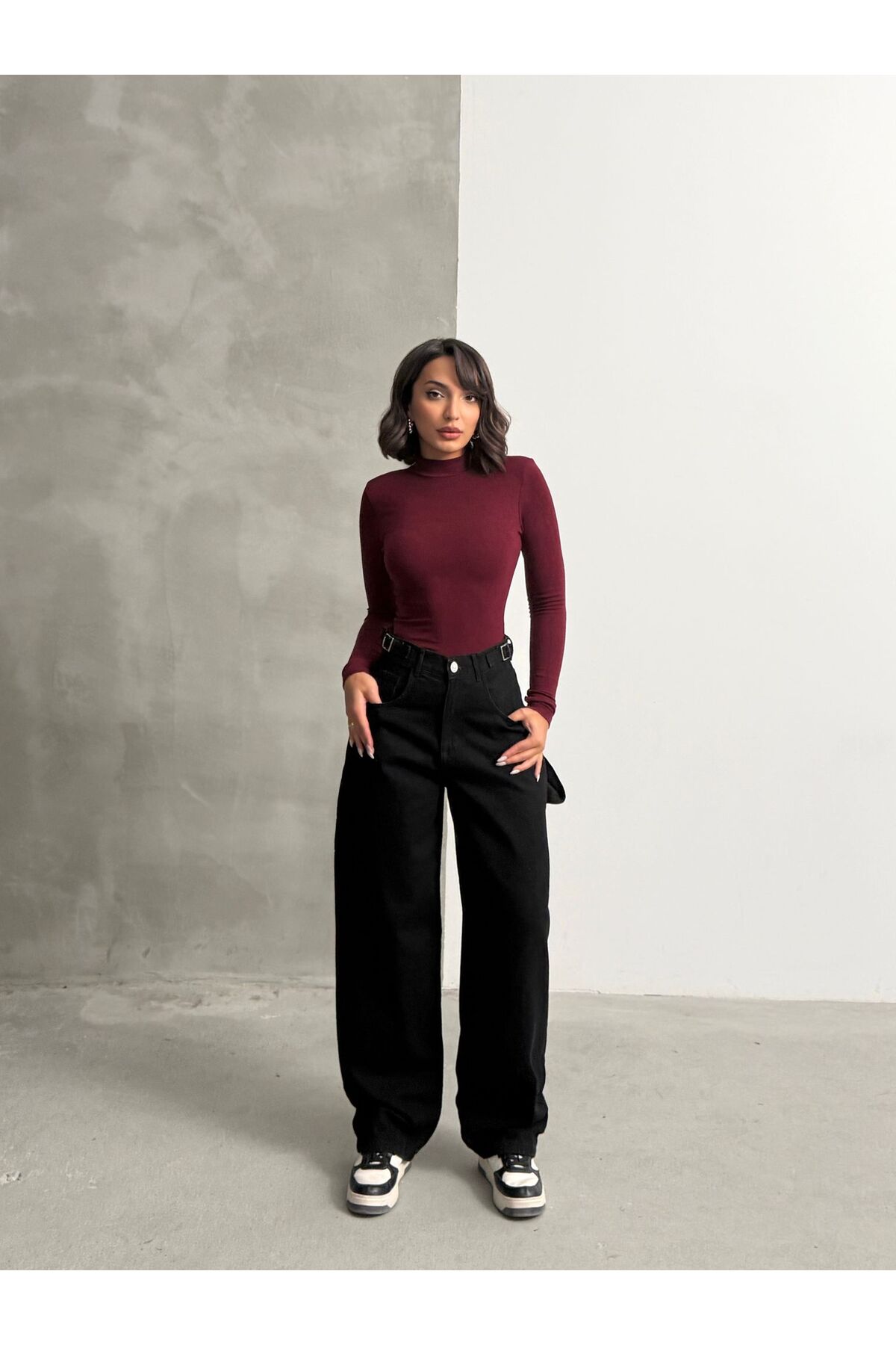 Blue Wings  YAN KEMER APOLET TOKALI BAGGY PANTOLON - Görsel 4