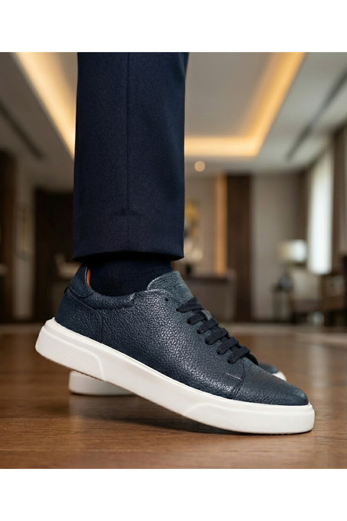 لوفیان کفش‌های کتانی چرمی مردانه تامی، رنگارنگ