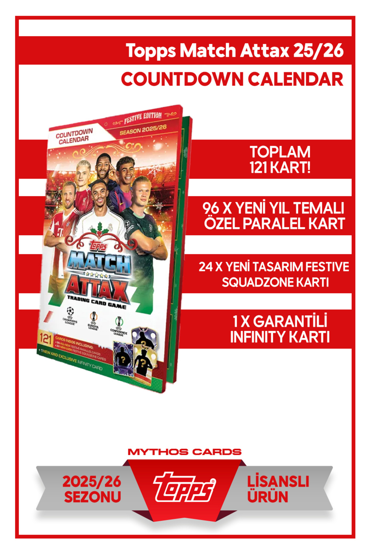 チャン チャニ トレカセット victon Topps MATCH ATTAX 25/26 - COUNTDOWN CALENDAR - Fiyatı, Yorumları